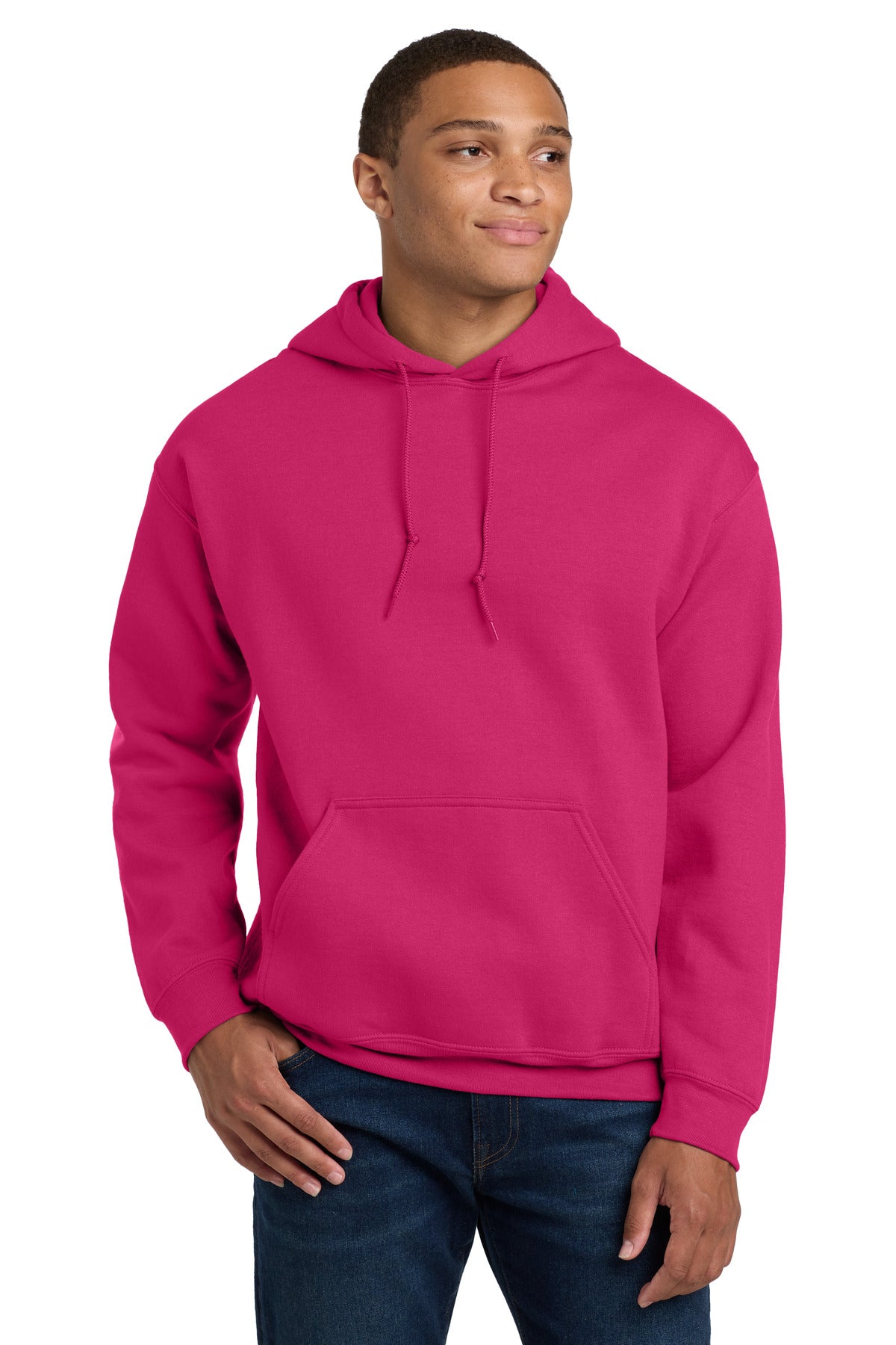 Gildan - Heavy Blend Hooded Sweatshirt.  18500 in Heliconia