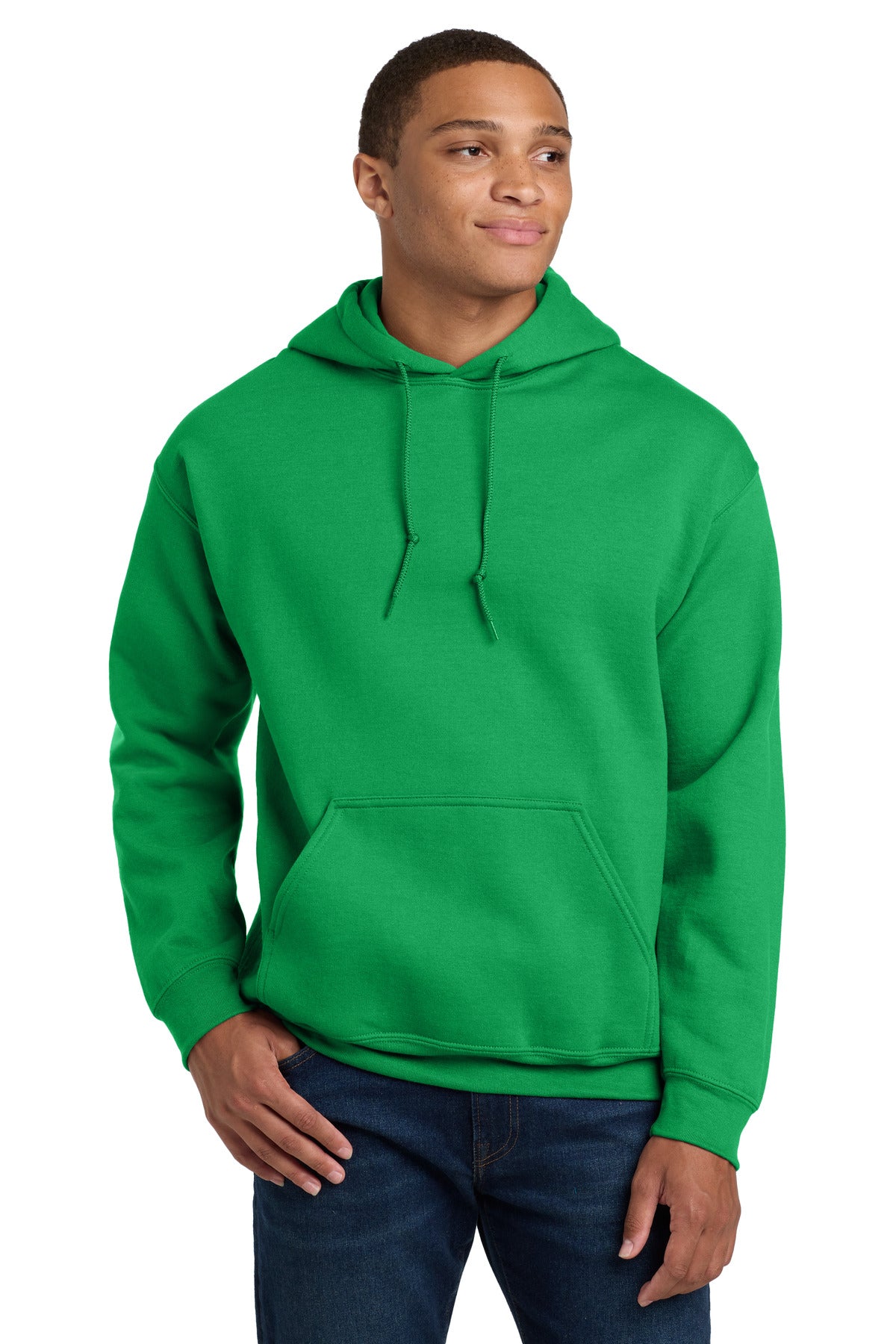 Gildan - Heavy Blend Hooded Sweatshirt.  18500 in Irish Green
