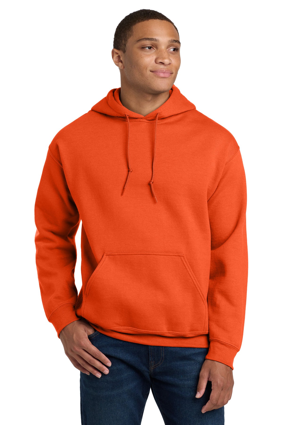 Gildan - Heavy Blend Hooded Sweatshirt.  18500 in Orange