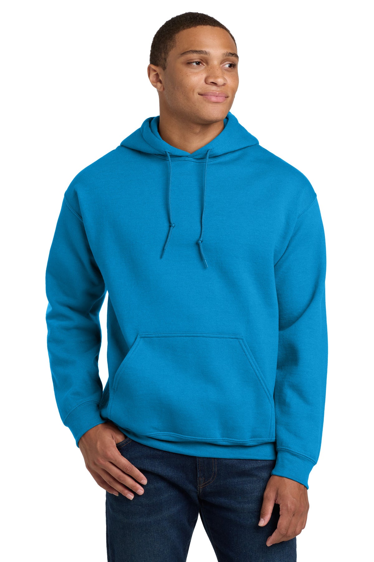 Gildan - Heavy Blend Hooded Sweatshirt.  18500 in Sapphire