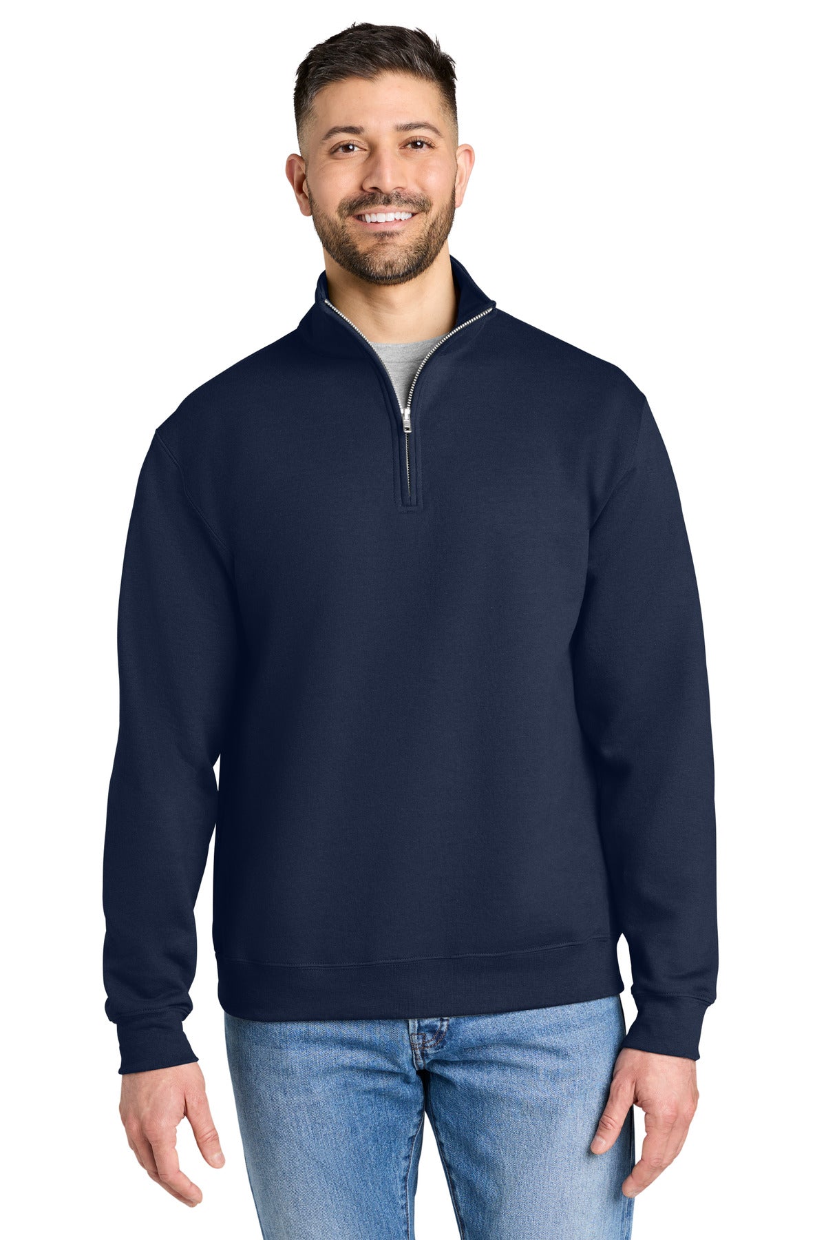 Gildan Heavy Blend 1/4-Zip Sweatshirt 18810 in Navy