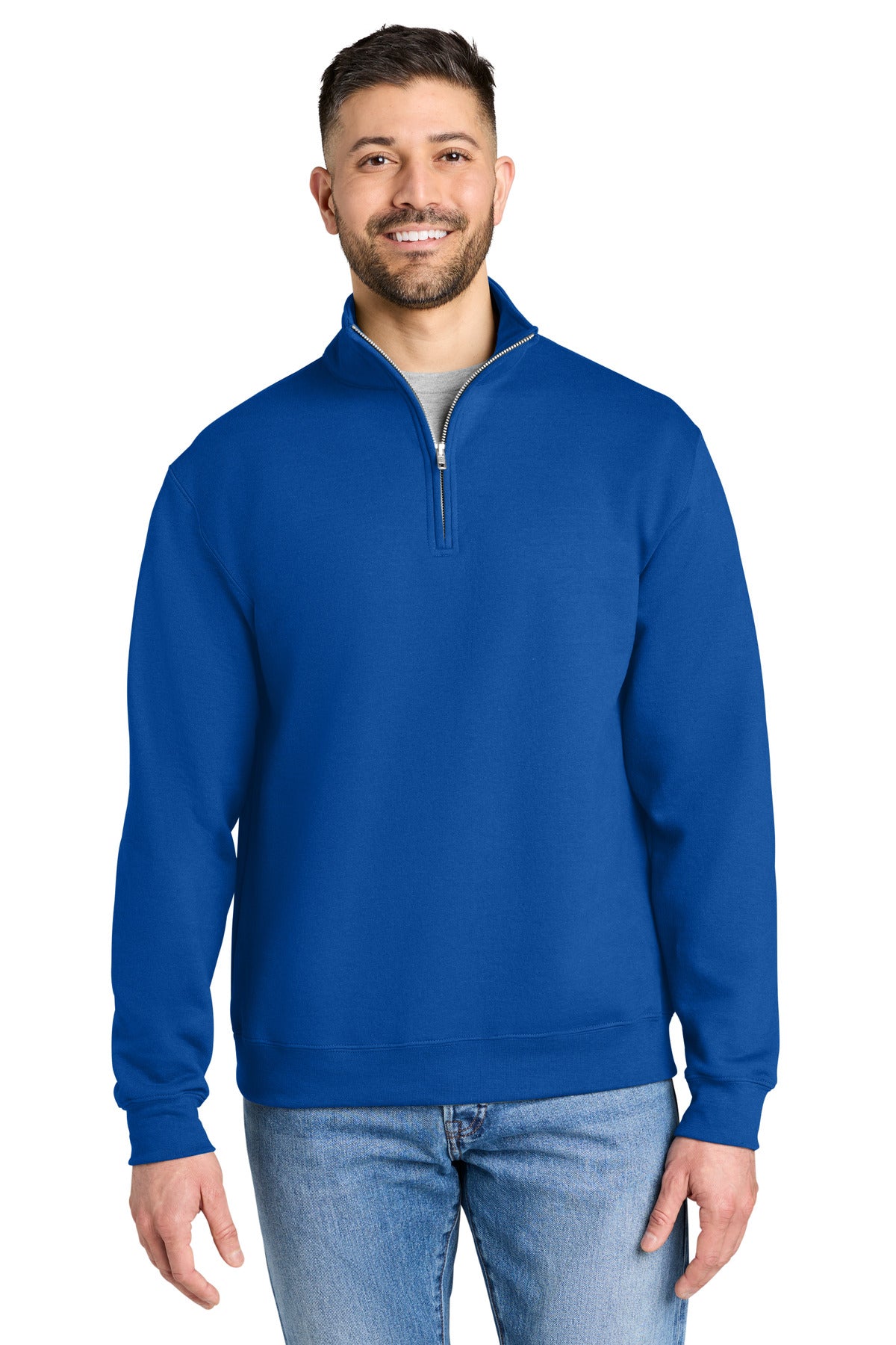 Gildan Heavy Blend 1/4-Zip Sweatshirt 18810 in Royal