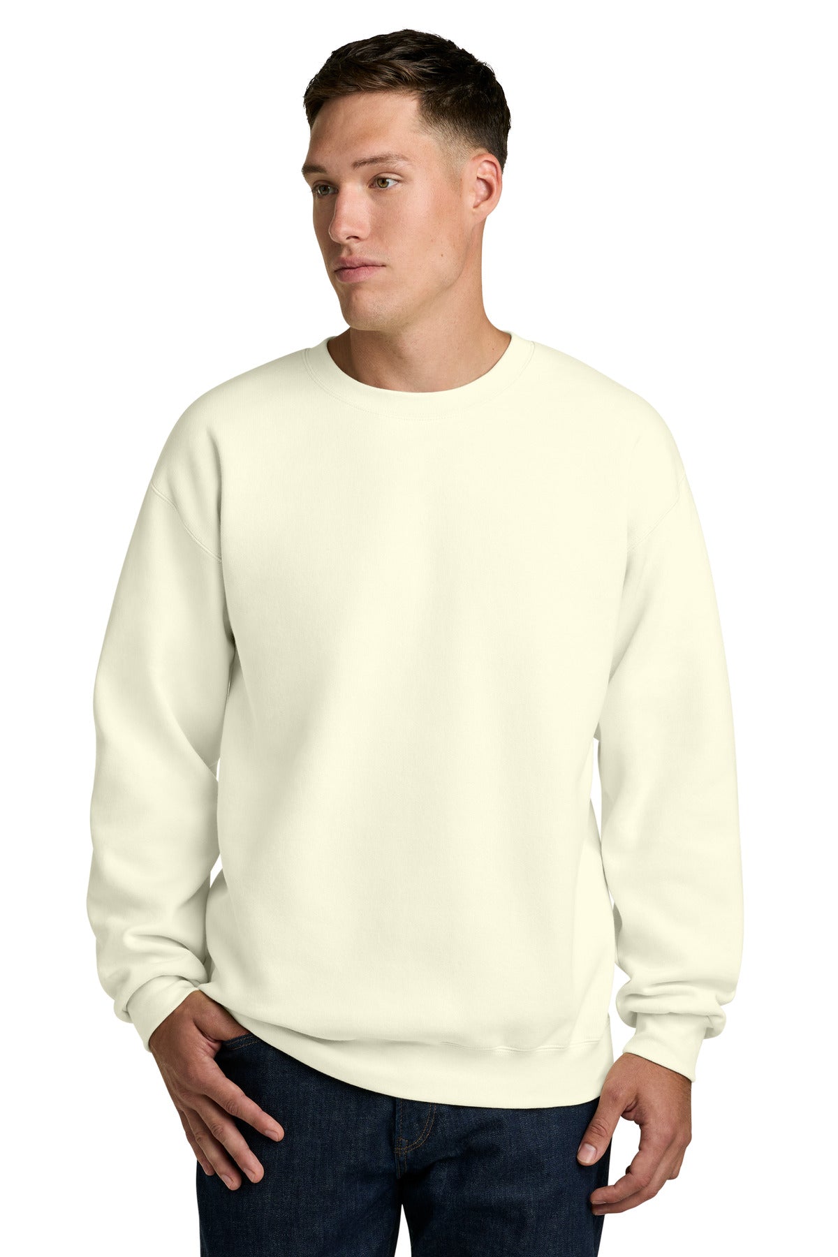 Gildan Hammer Maxweight Crewneck Sweatshirt 19000 in Off White