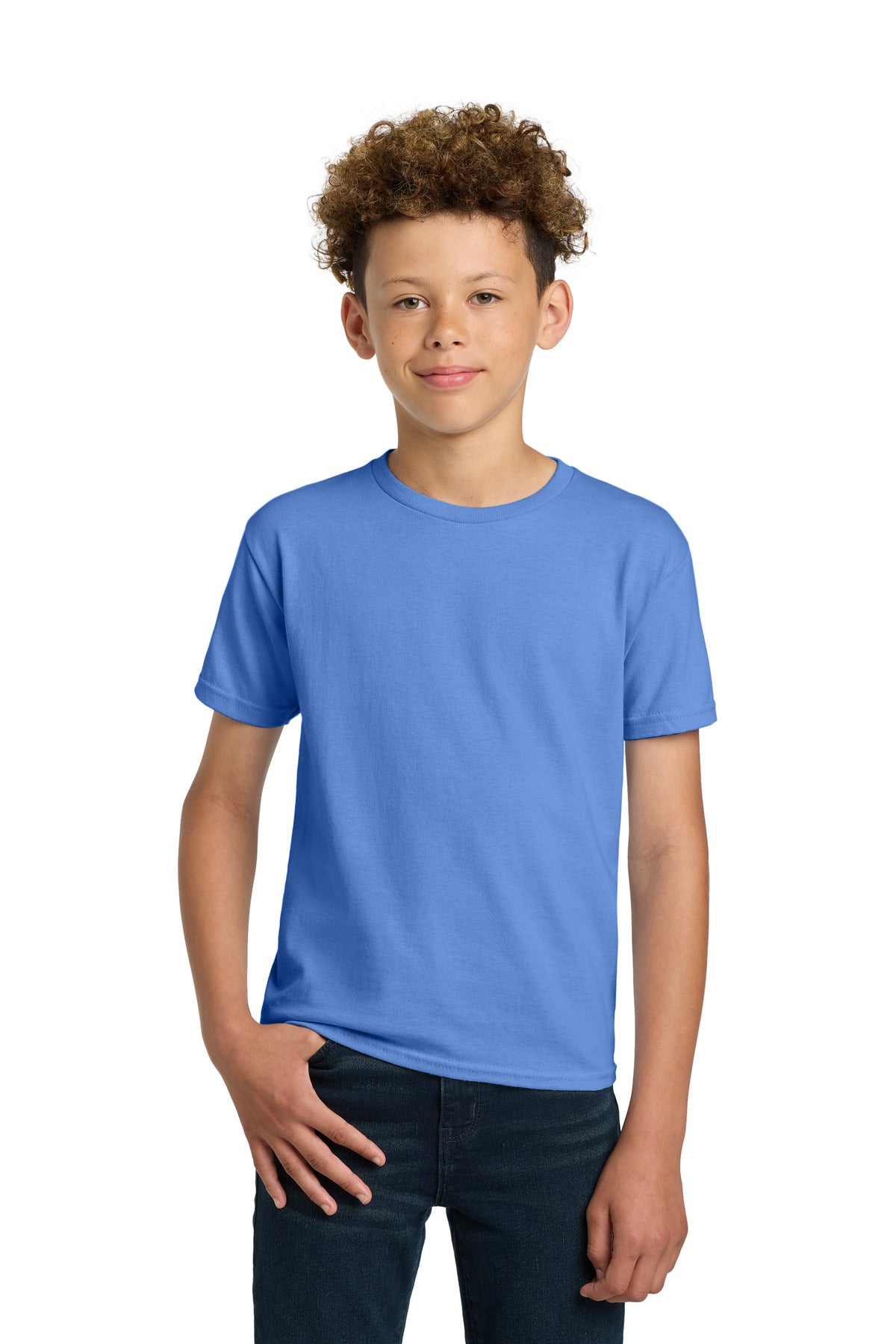 Gildan - Youth Ultra Cotton100% US Cotton T-Shirt. 2000B in Carolina Blue