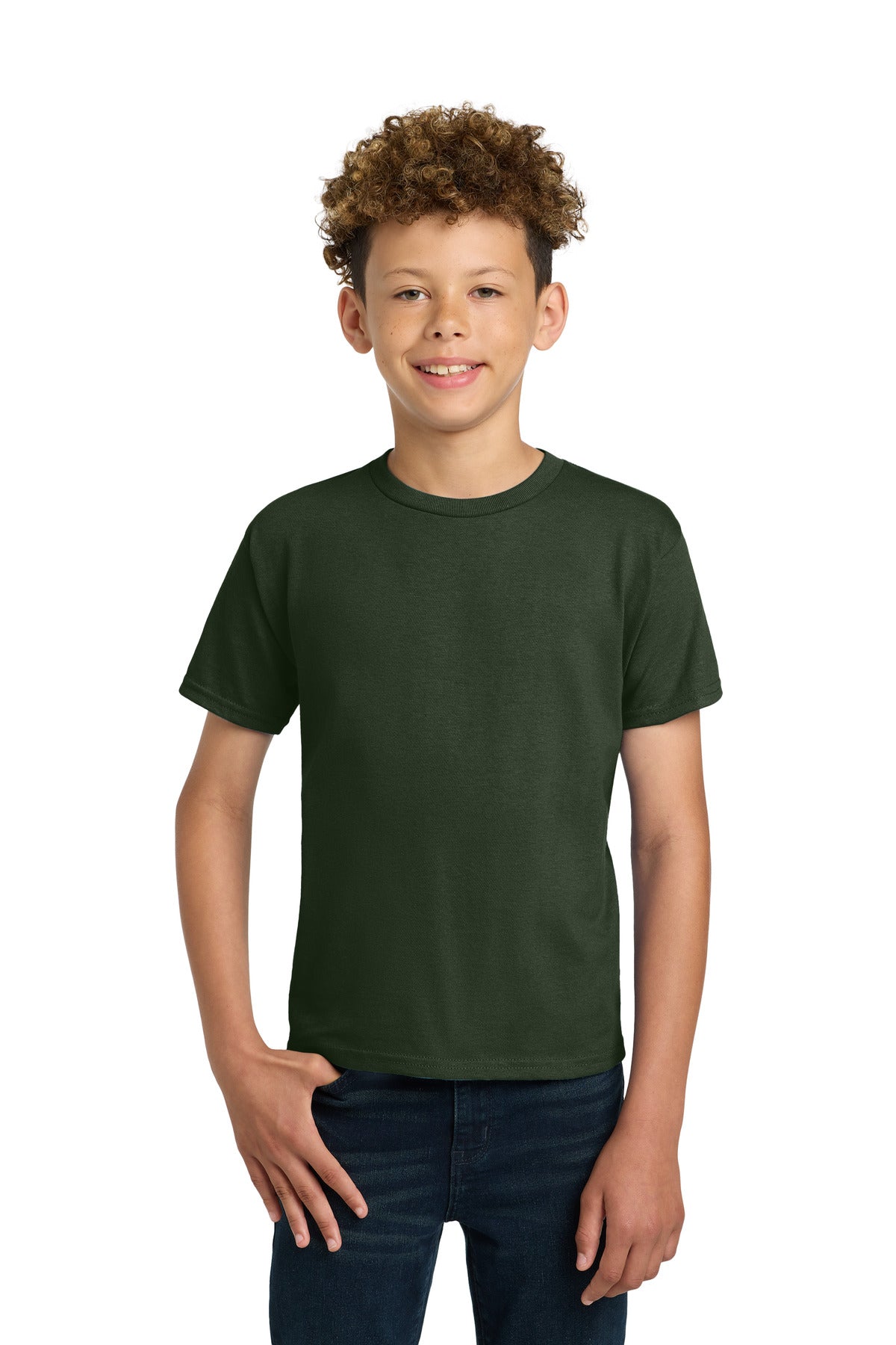 Gildan - Youth Ultra Cotton100% US Cotton T-Shirt. 2000B in Forest