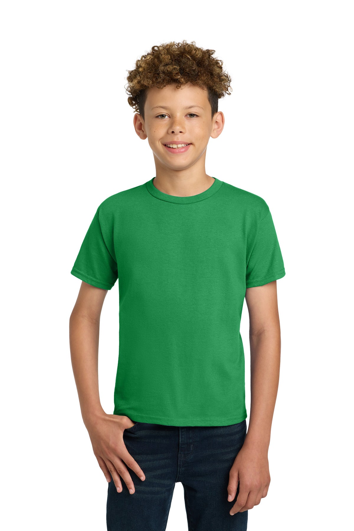 Gildan - Youth Ultra Cotton100% US Cotton T-Shirt. 2000B in Irish Green