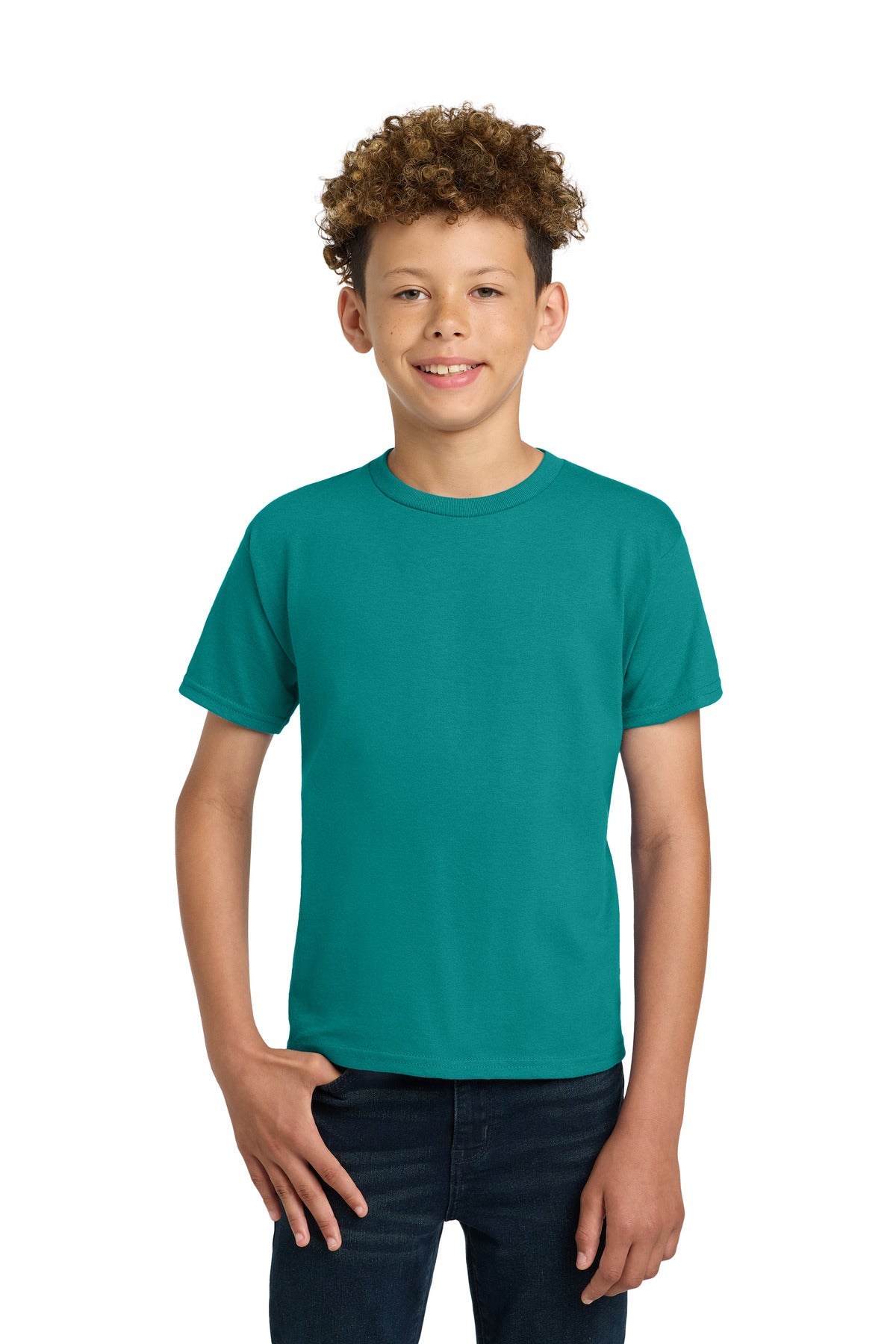 Gildan - Youth Ultra Cotton100% US Cotton T-Shirt. 2000B in Jade Dome