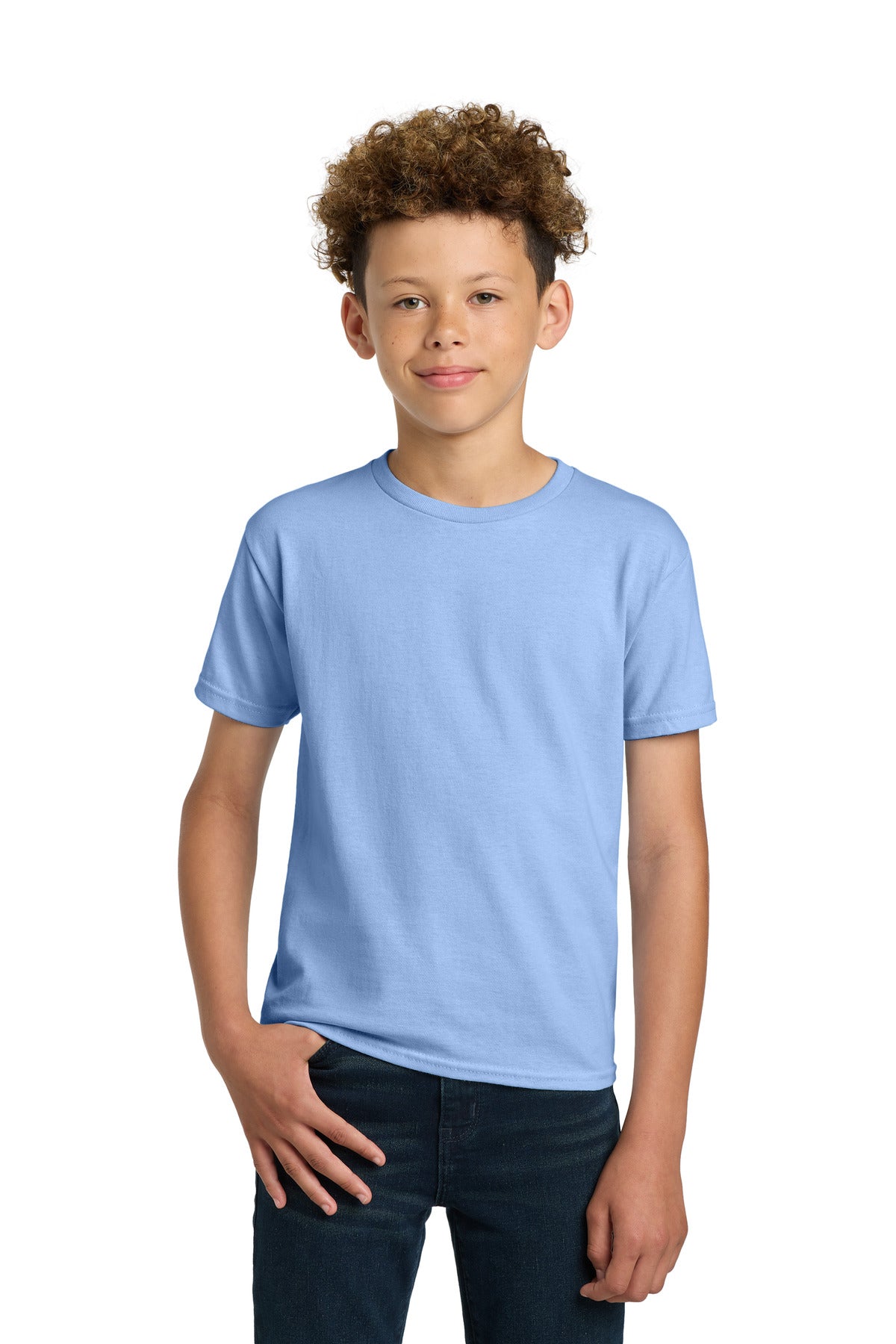 Gildan - Youth Ultra Cotton100% US Cotton T-Shirt. 2000B in Light Blue