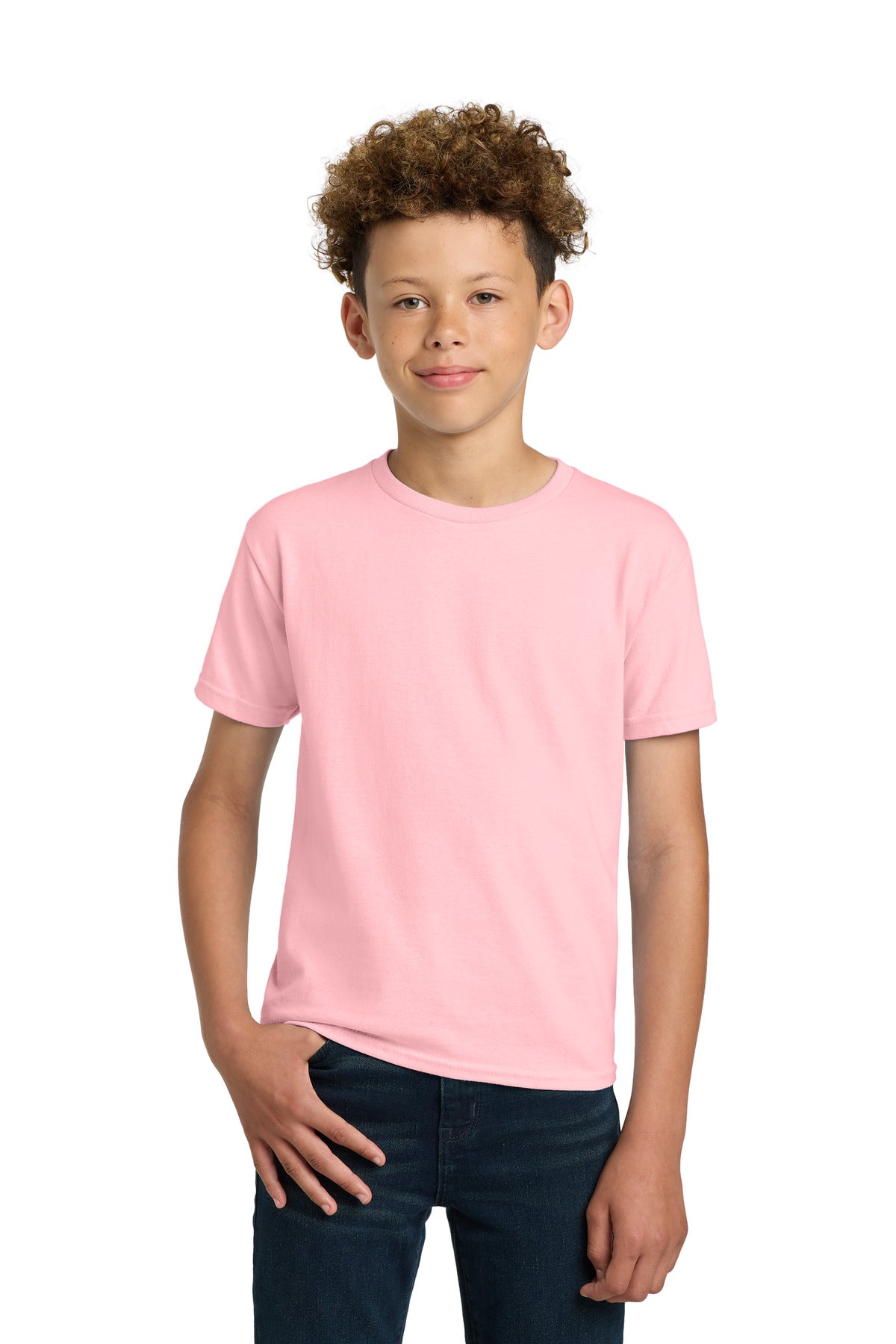 Gildan - Youth Ultra Cotton100% US Cotton T-Shirt. 2000B in Light Pink