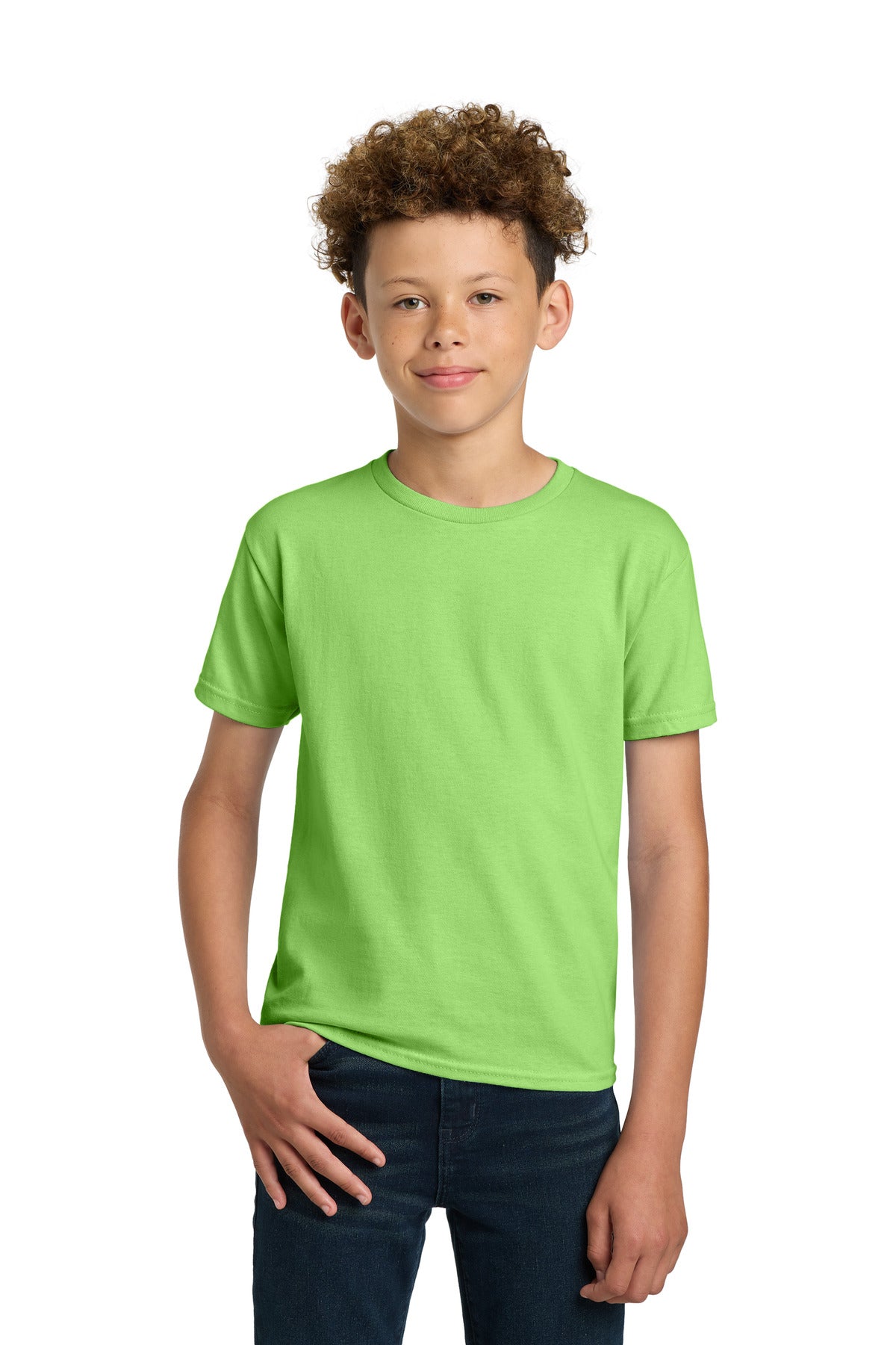 Gildan - Youth Ultra Cotton100% US Cotton T-Shirt. 2000B in Lime