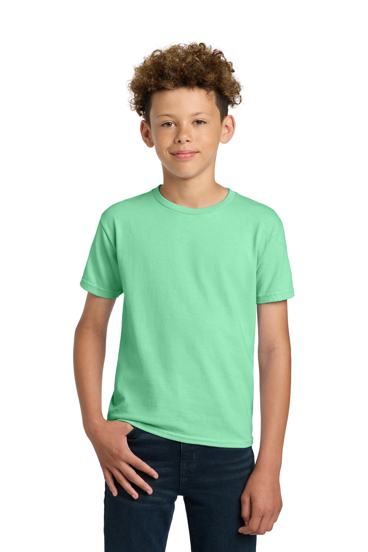 Gildan - Youth Ultra Cotton100% US Cotton T-Shirt. 2000B in Mint Green