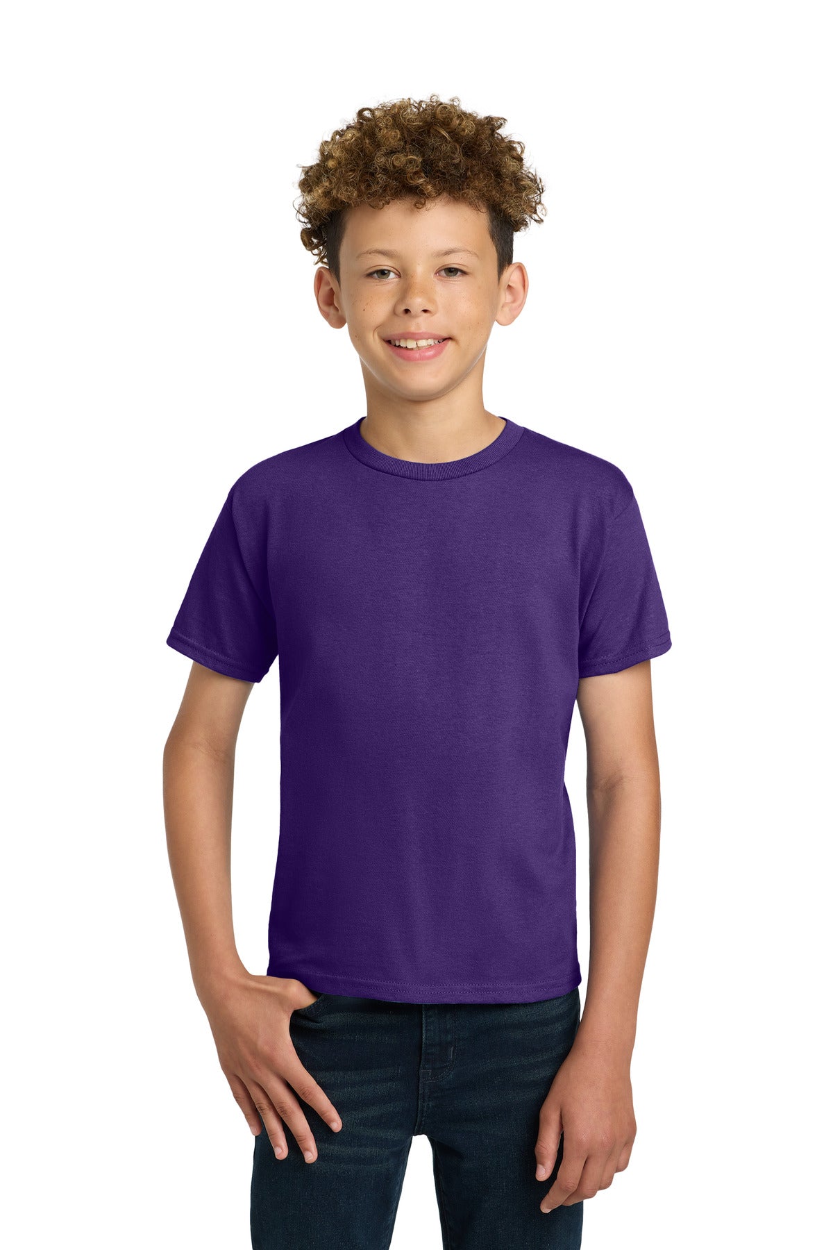 Gildan - Youth Ultra Cotton100% US Cotton T-Shirt. 2000B in Purple