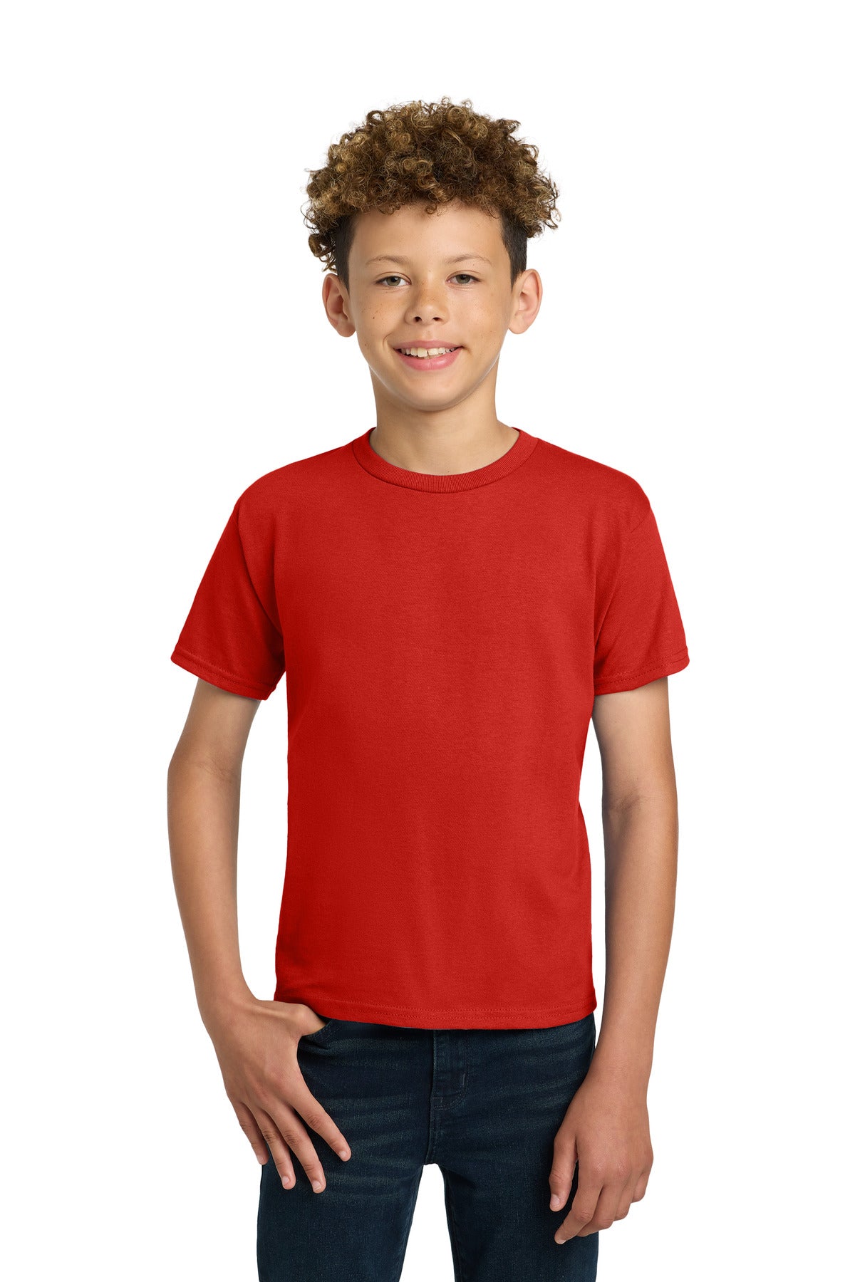 Gildan - Youth Ultra Cotton100% US Cotton T-Shirt. 2000B in Red