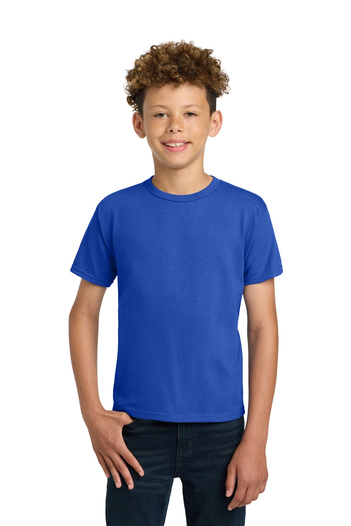 Gildan - Youth Ultra Cotton100% US Cotton T-Shirt. 2000B in Royal
