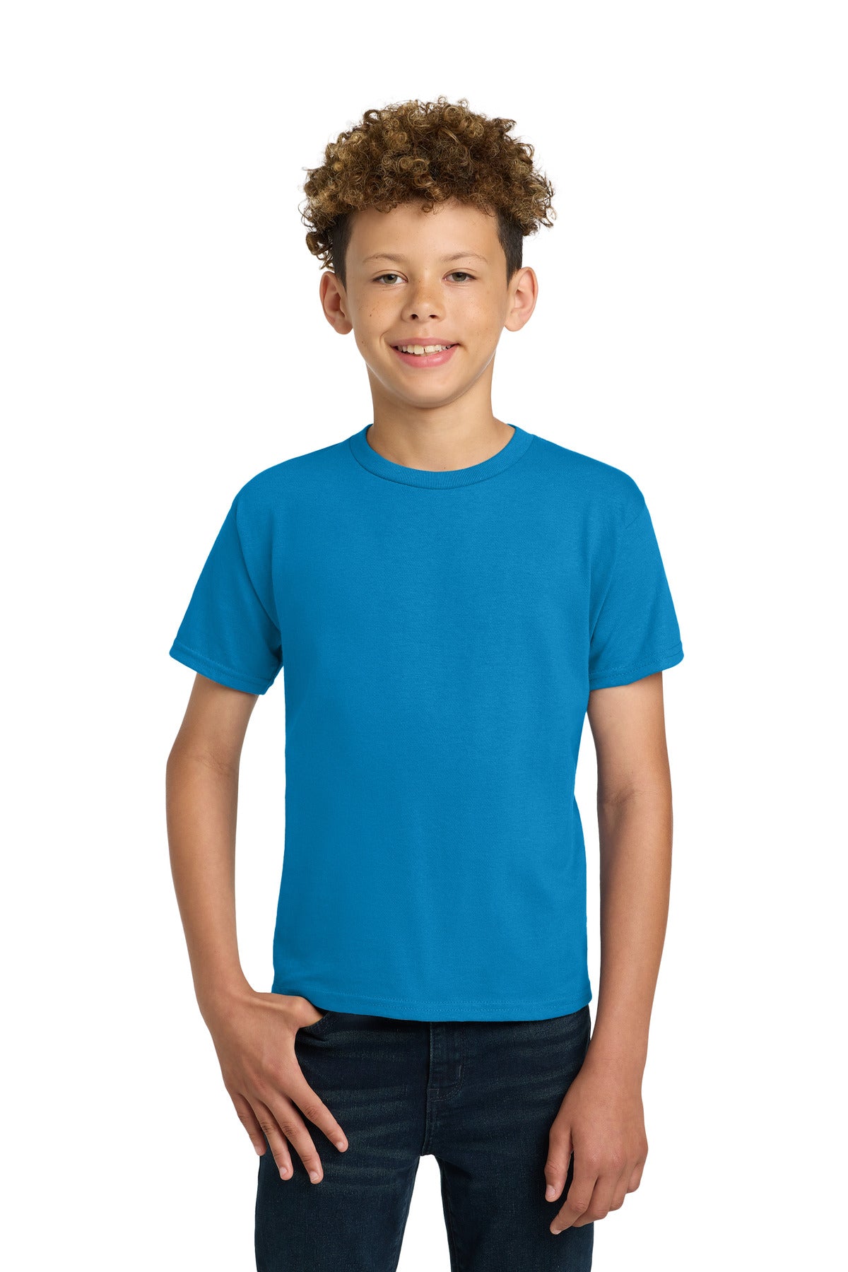 Gildan - Youth Ultra Cotton100% US Cotton T-Shirt. 2000B in Sapphire