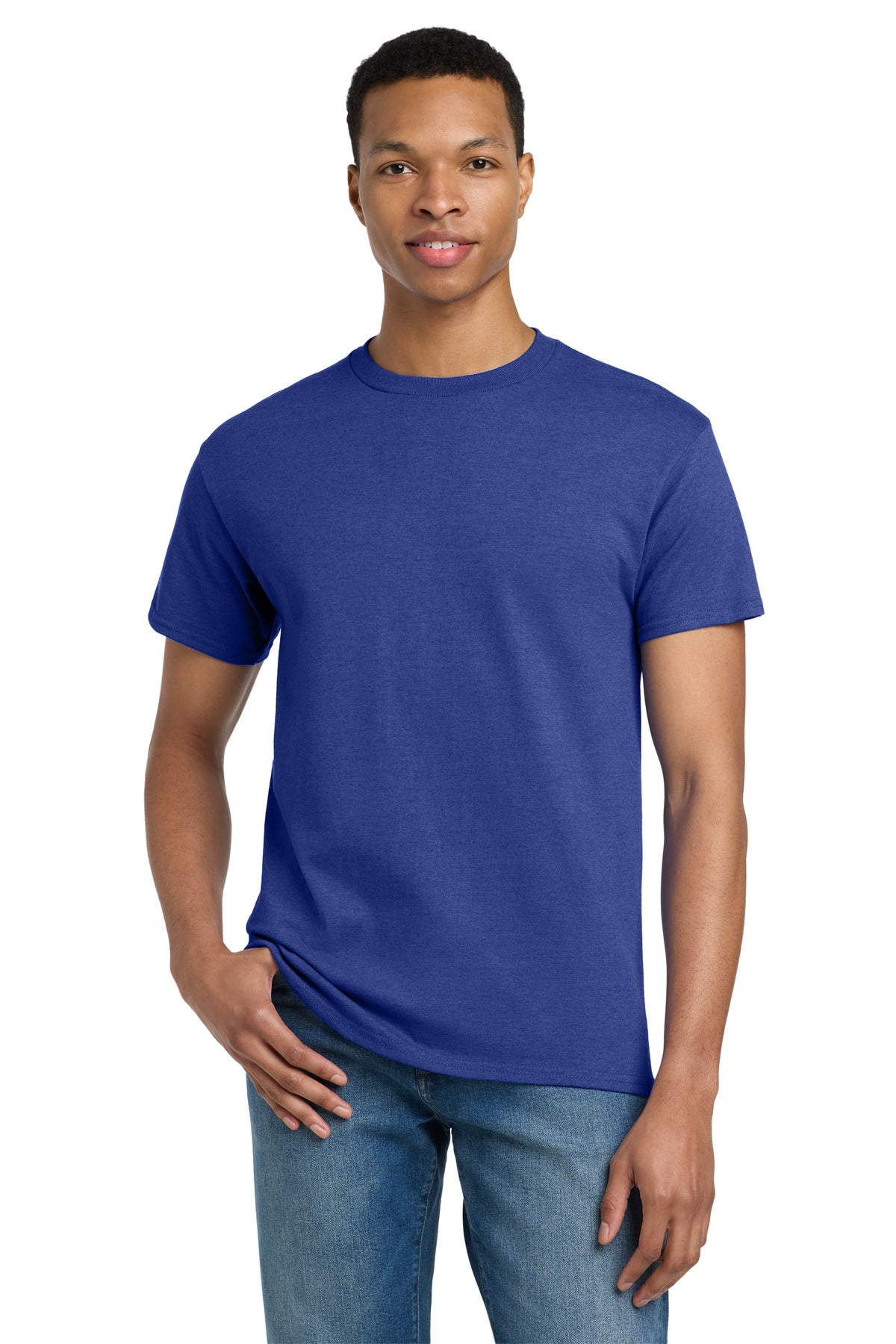 Gildan - Ultra Cotton 100% US Cotton T-Shirt.  2000 in Antique Royal