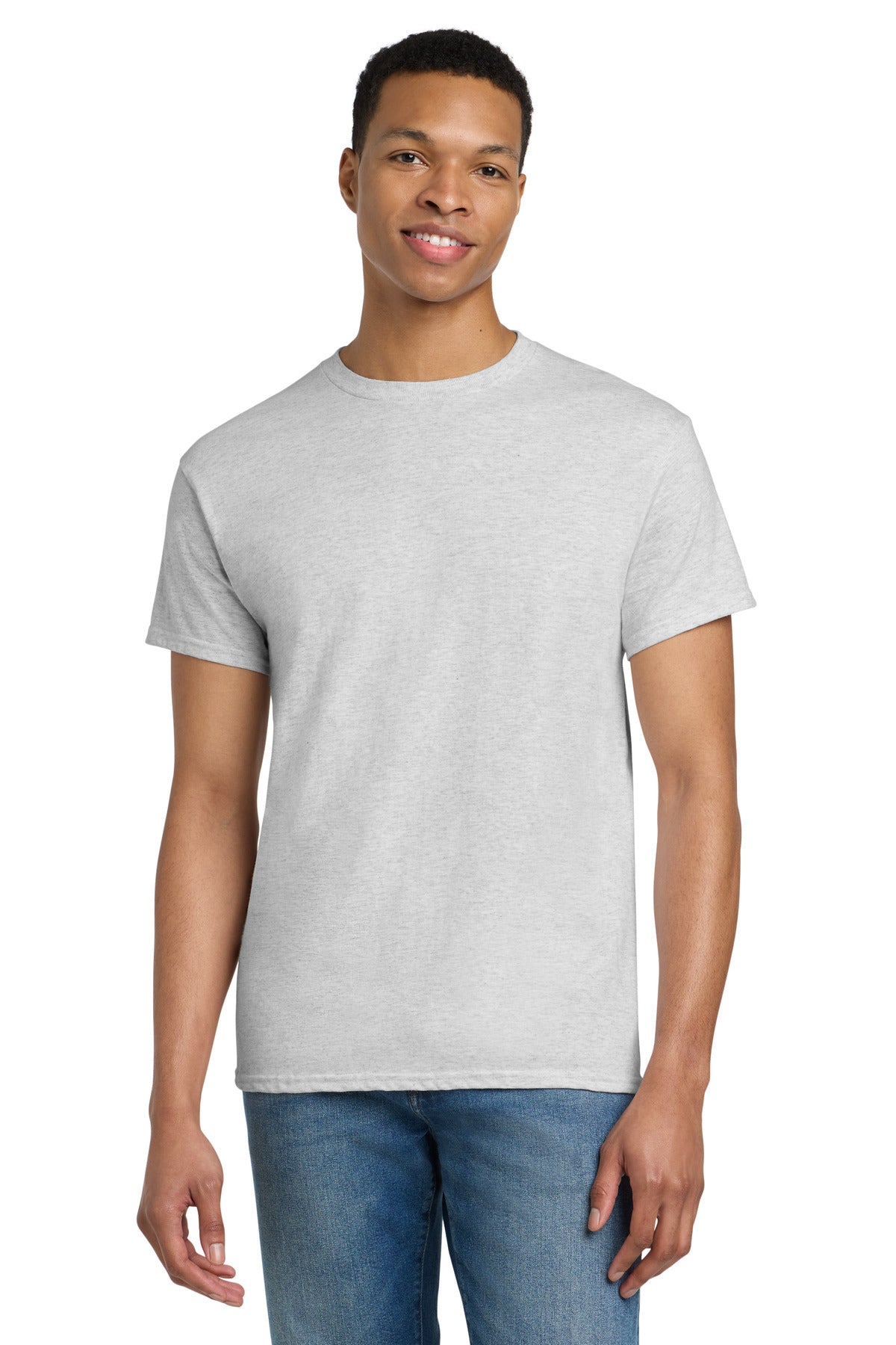 Gildan - Ultra Cotton 100% US Cotton T-Shirt.  2000 in Ash