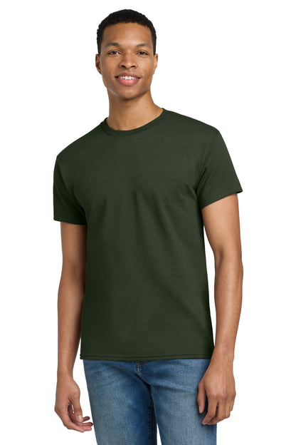 Gildan - Ultra Cotton 100% US Cotton T-Shirt.  2000 in Forest Green