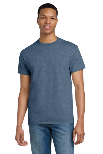 Gildan - Ultra Cotton 100% US Cotton T-Shirt.  2000 in Heathered Indigo