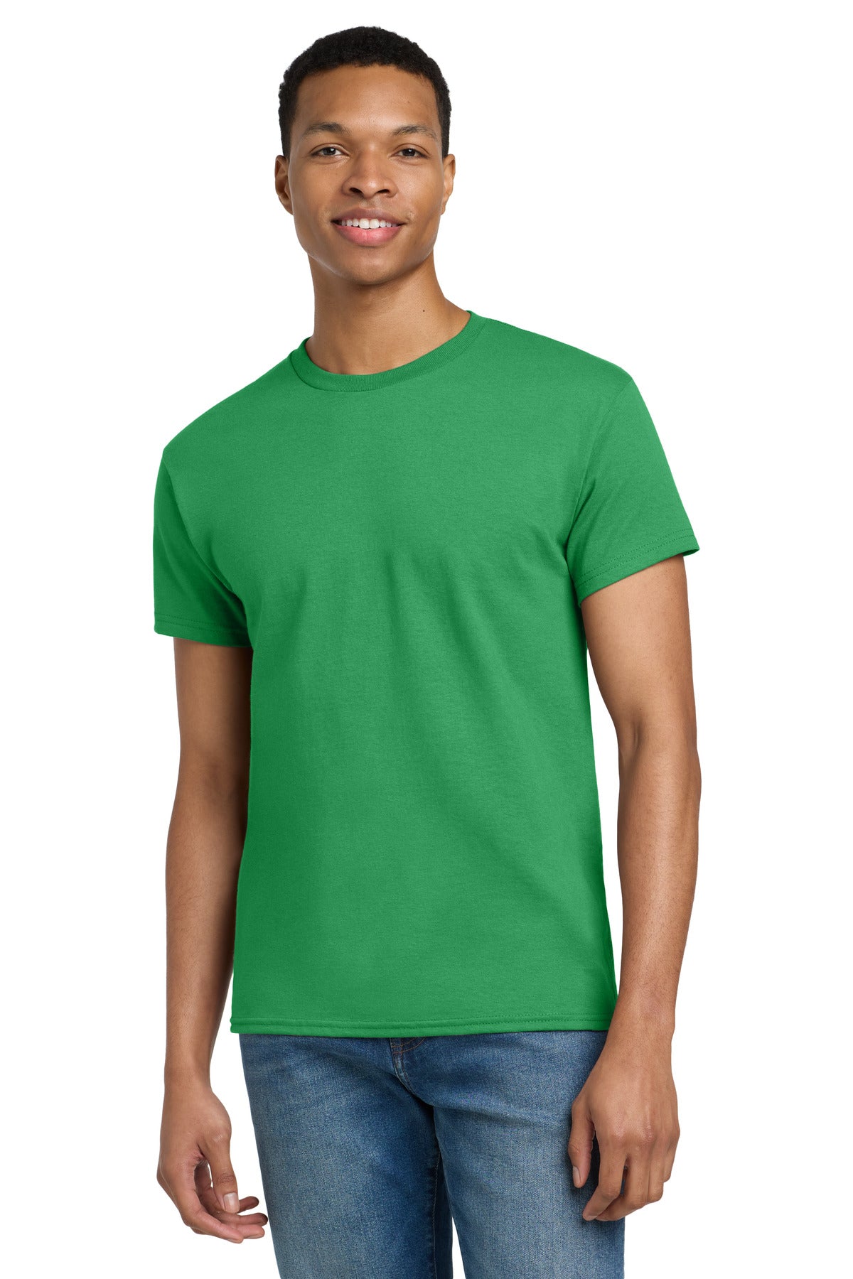 Gildan - Ultra Cotton 100% US Cotton T-Shirt.  2000 in Irish Green