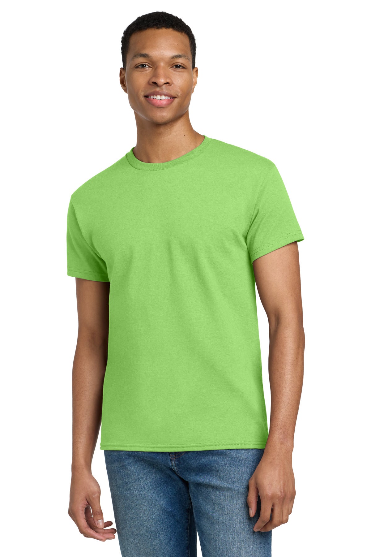 Gildan - Ultra Cotton 100% US Cotton T-Shirt.  2000 in Lime