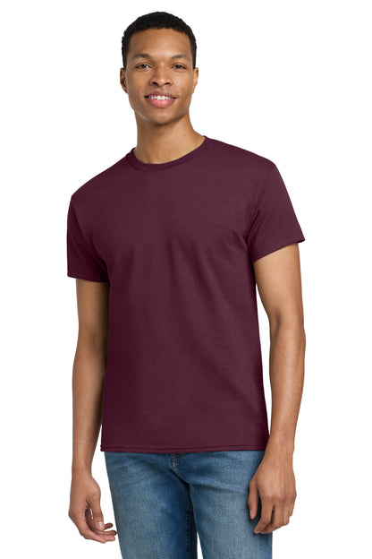 Gildan - Ultra Cotton 100% US Cotton T-Shirt.  2000 in Maroon