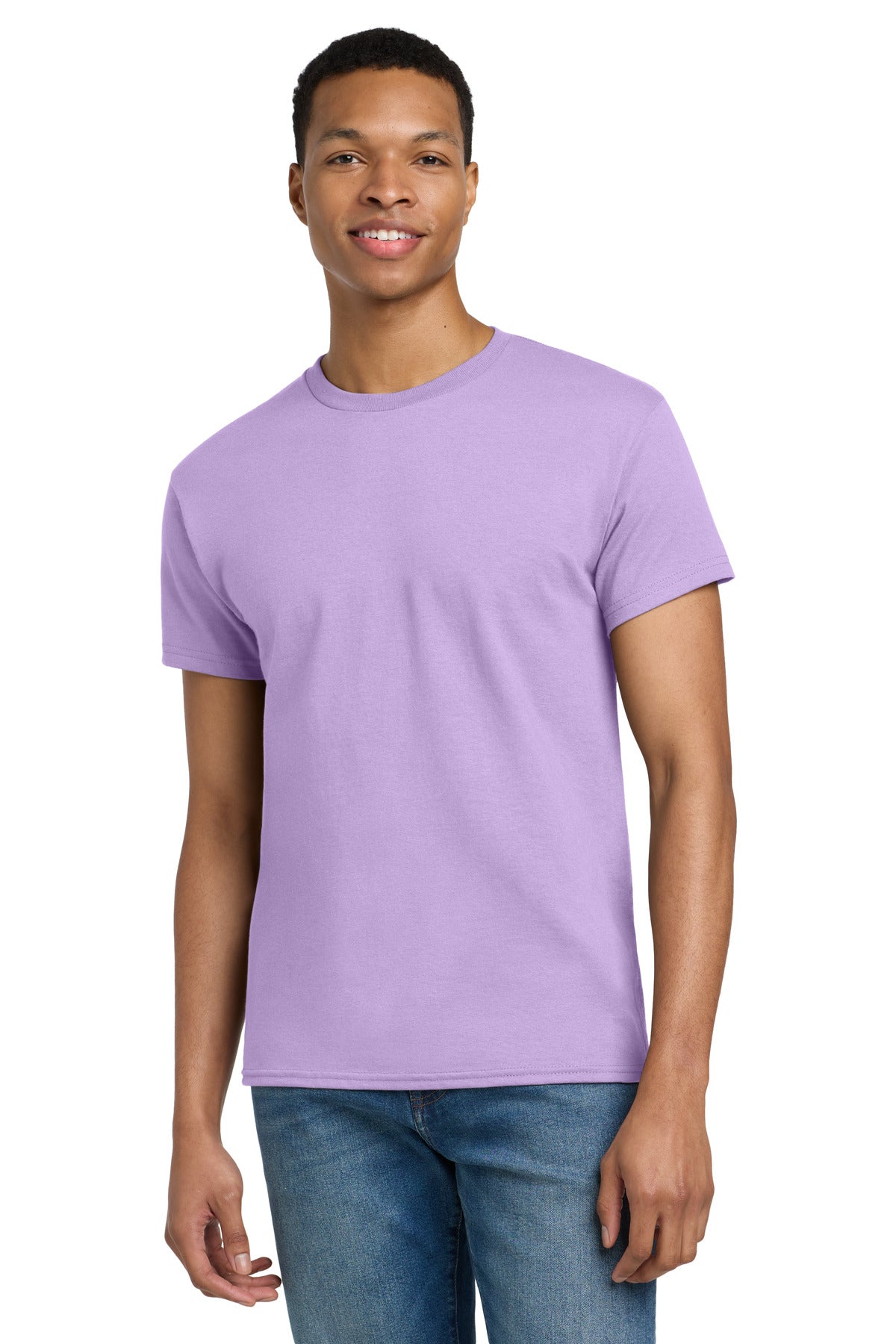 Gildan - Ultra Cotton 100% US Cotton T-Shirt.  2000 in Orchid