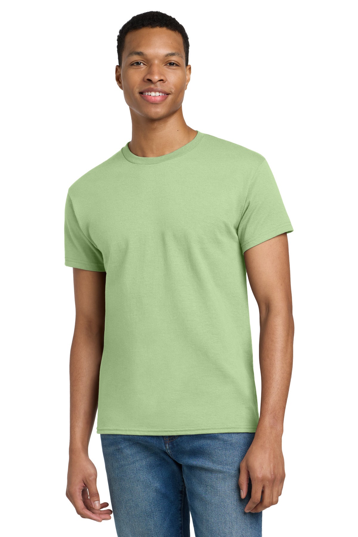 Gildan - Ultra Cotton 100% US Cotton T-Shirt.  2000 in Pistachio
