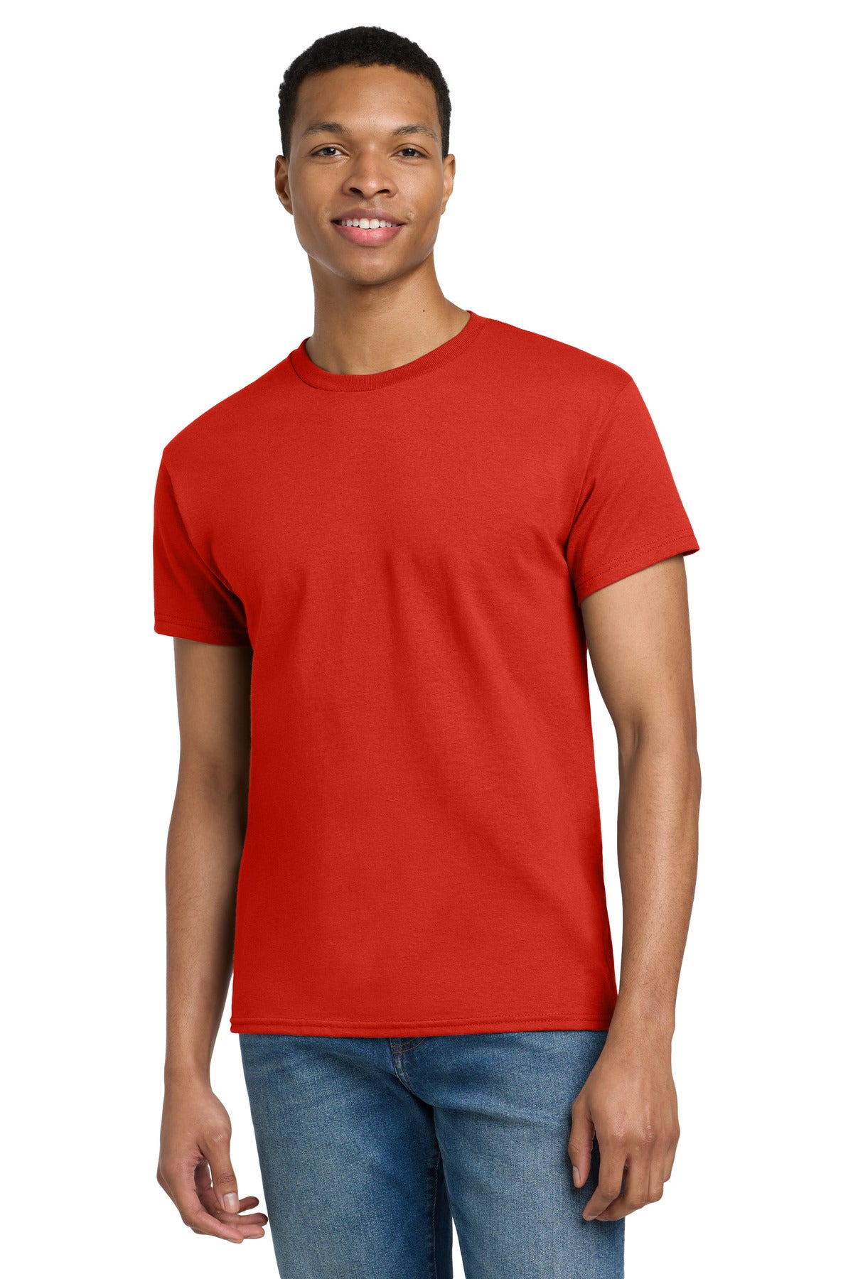 Gildan - Ultra Cotton 100% US Cotton T-Shirt.  2000 in Red