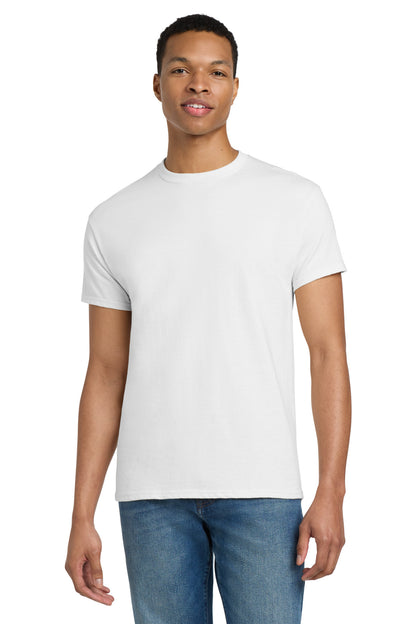Gildan - Ultra Cotton 100% US Cotton T-Shirt.  2000 in White