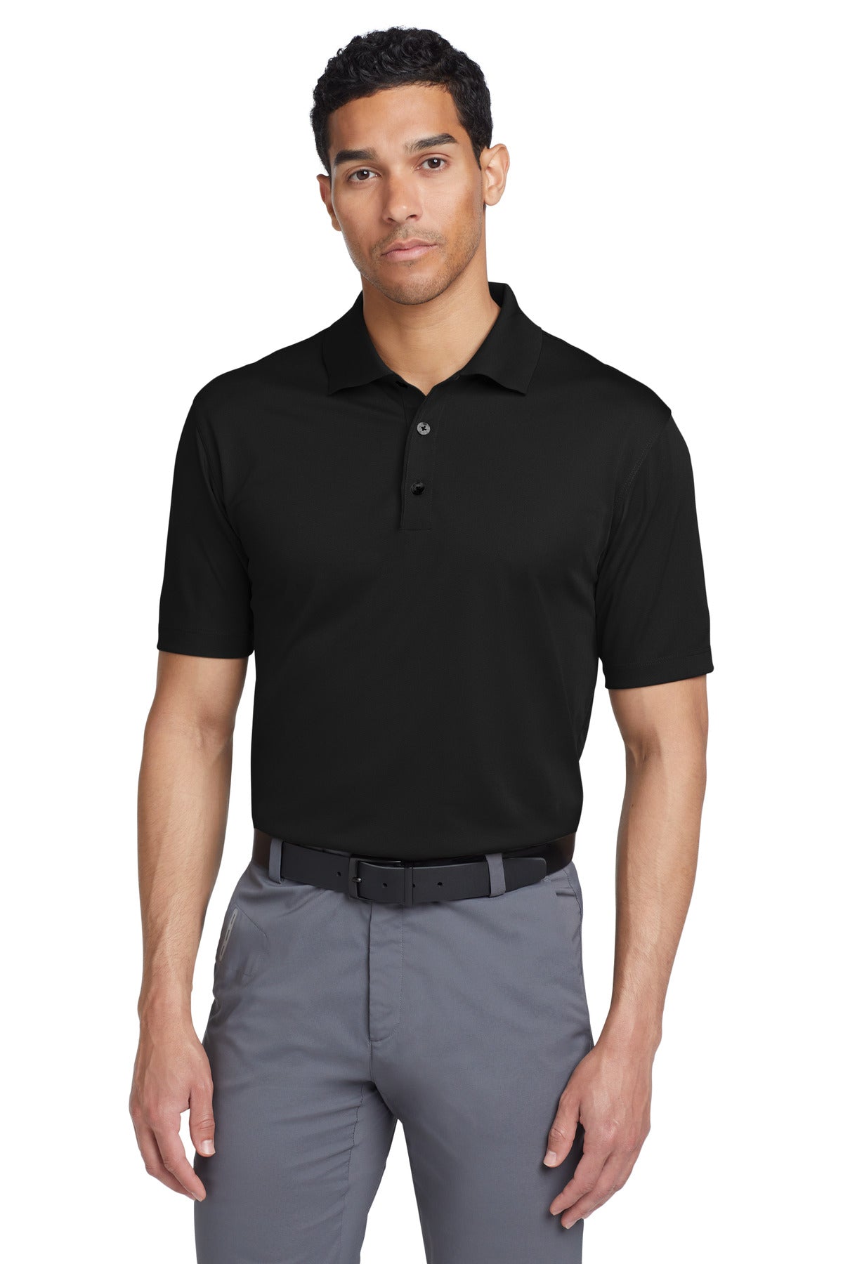 Nike Tech Basic Dri-FIT Polo.  203690 in Black