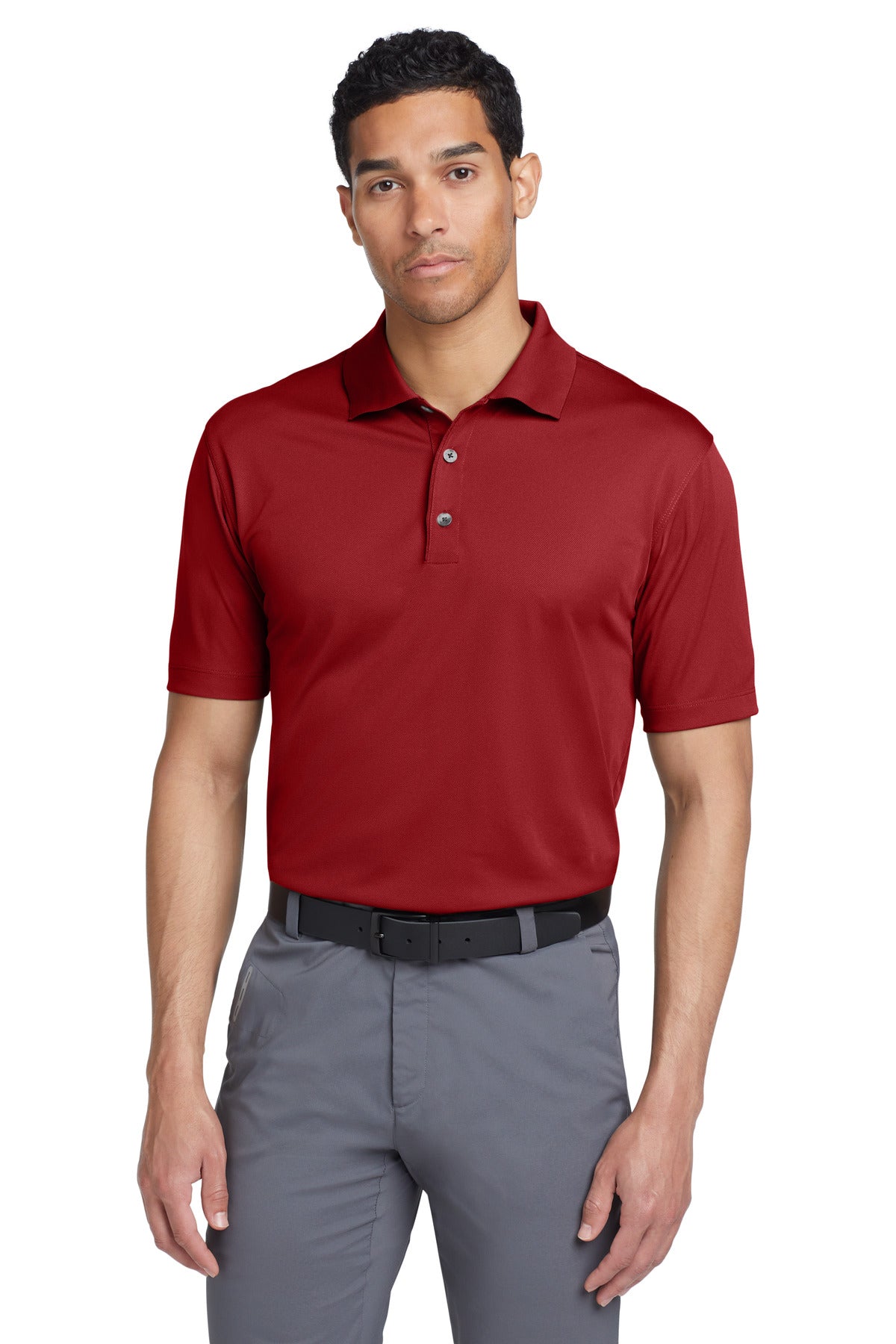Nike Tech Basic Dri-FIT Polo.  203690 in Pro Red