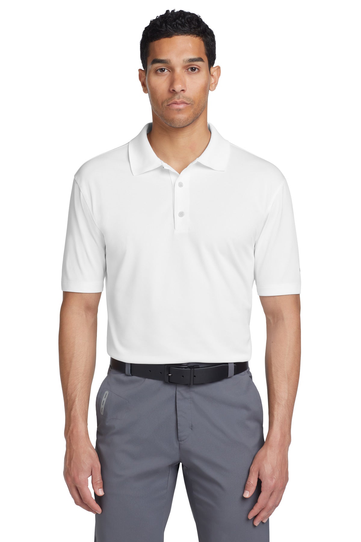 Nike Tech Basic Dri-FIT Polo.  203690 in White