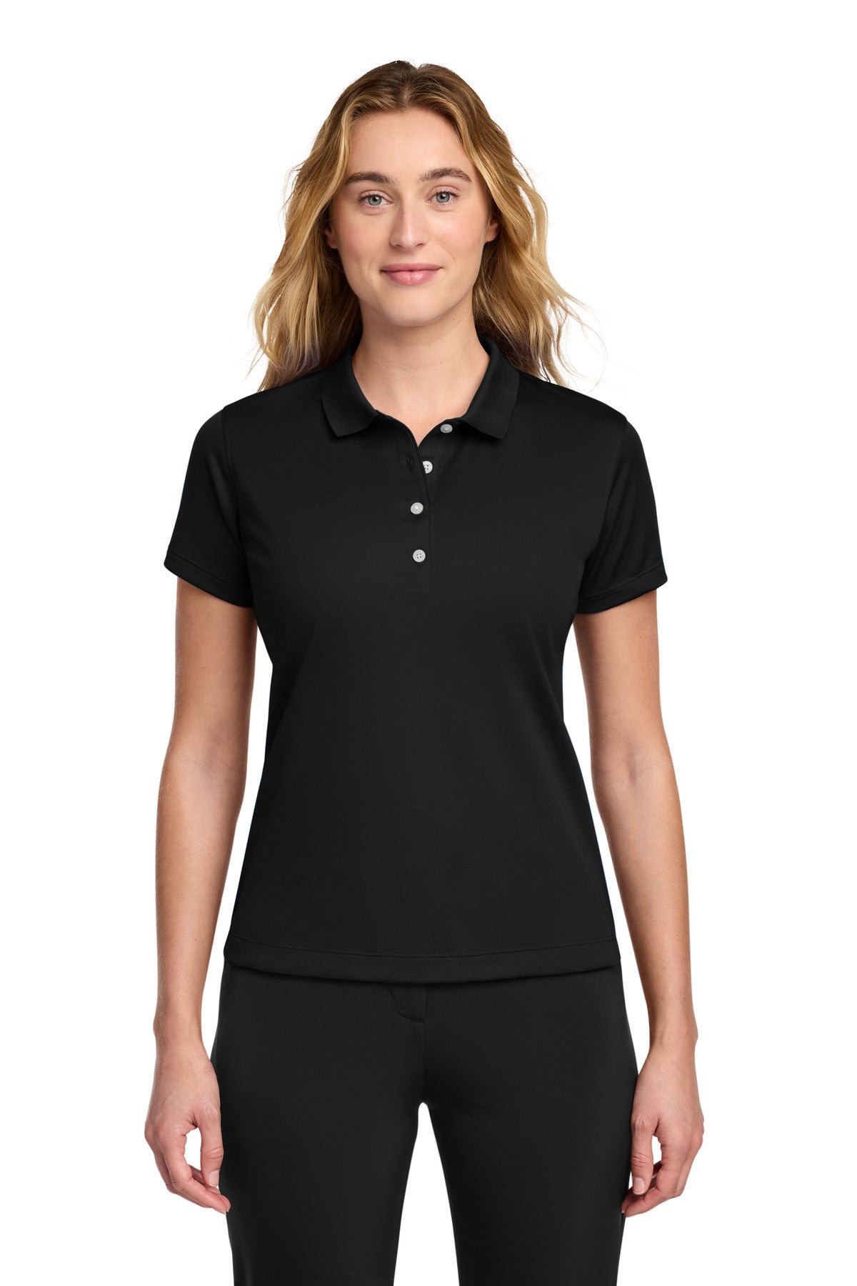 Nike Women's Tech Basic Dri-FIT Polo.  203697 in Black