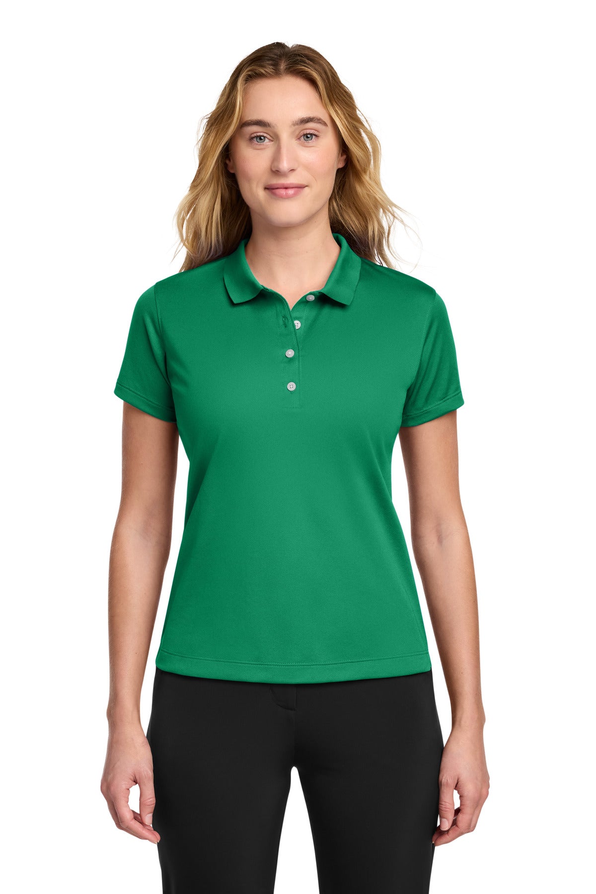 Nike Women's Tech Basic Dri-FIT Polo.  203697 in Lucky Green