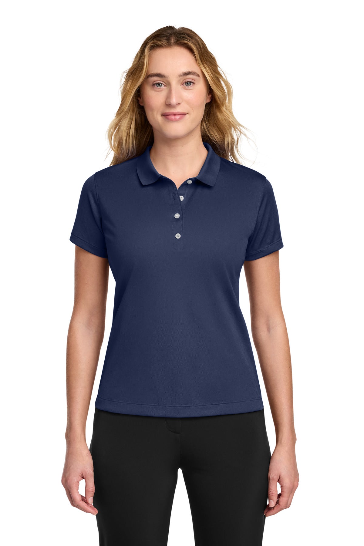 Nike Women's Tech Basic Dri-FIT Polo.  203697 in Midnight Navy