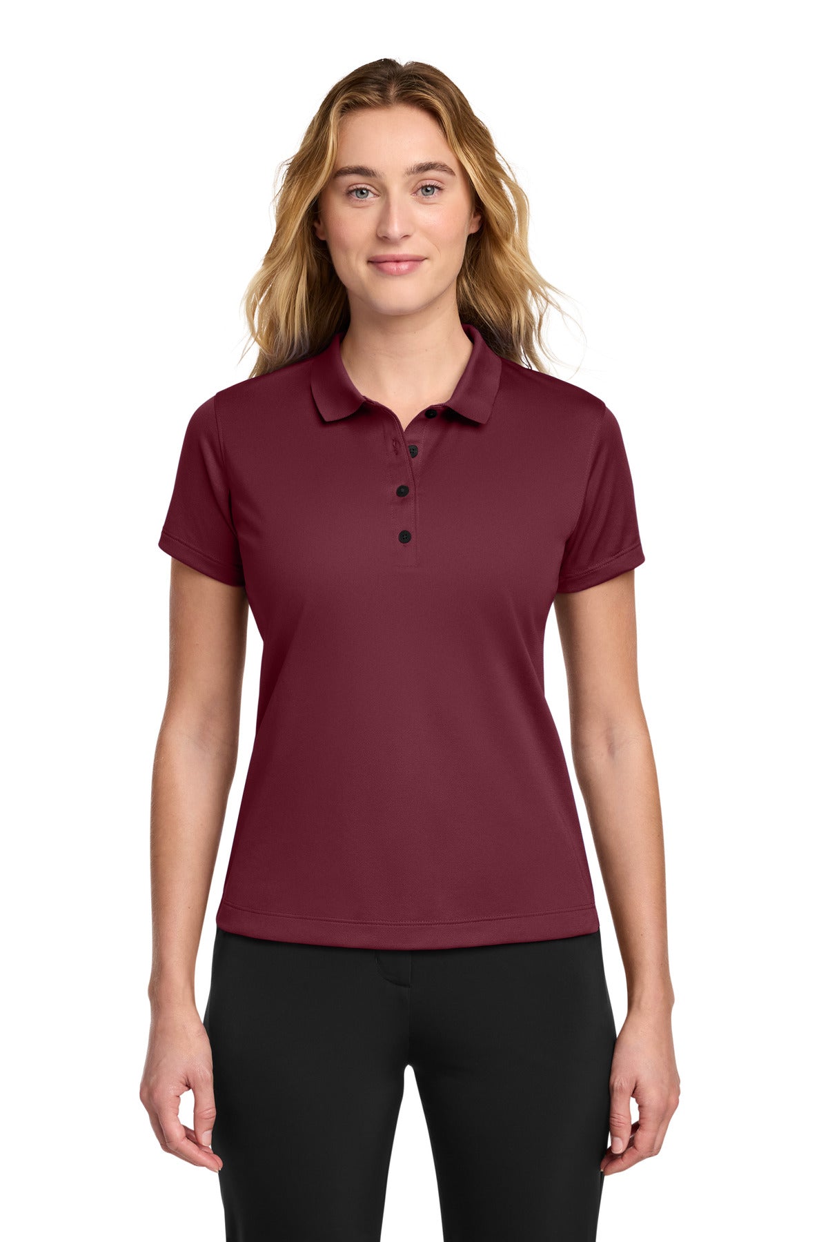 Nike Women's Tech Basic Dri-FIT Polo.  203697 in Team Red
