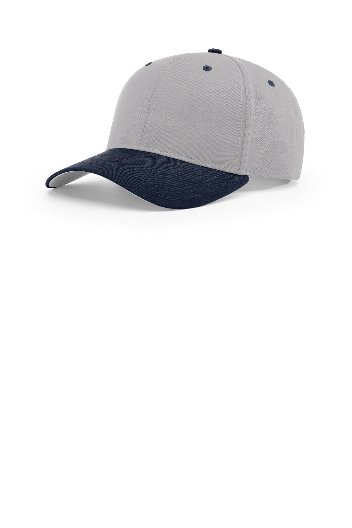 Richardson Pro Twill Snapback 212 in Grey/ Grey/ Navy