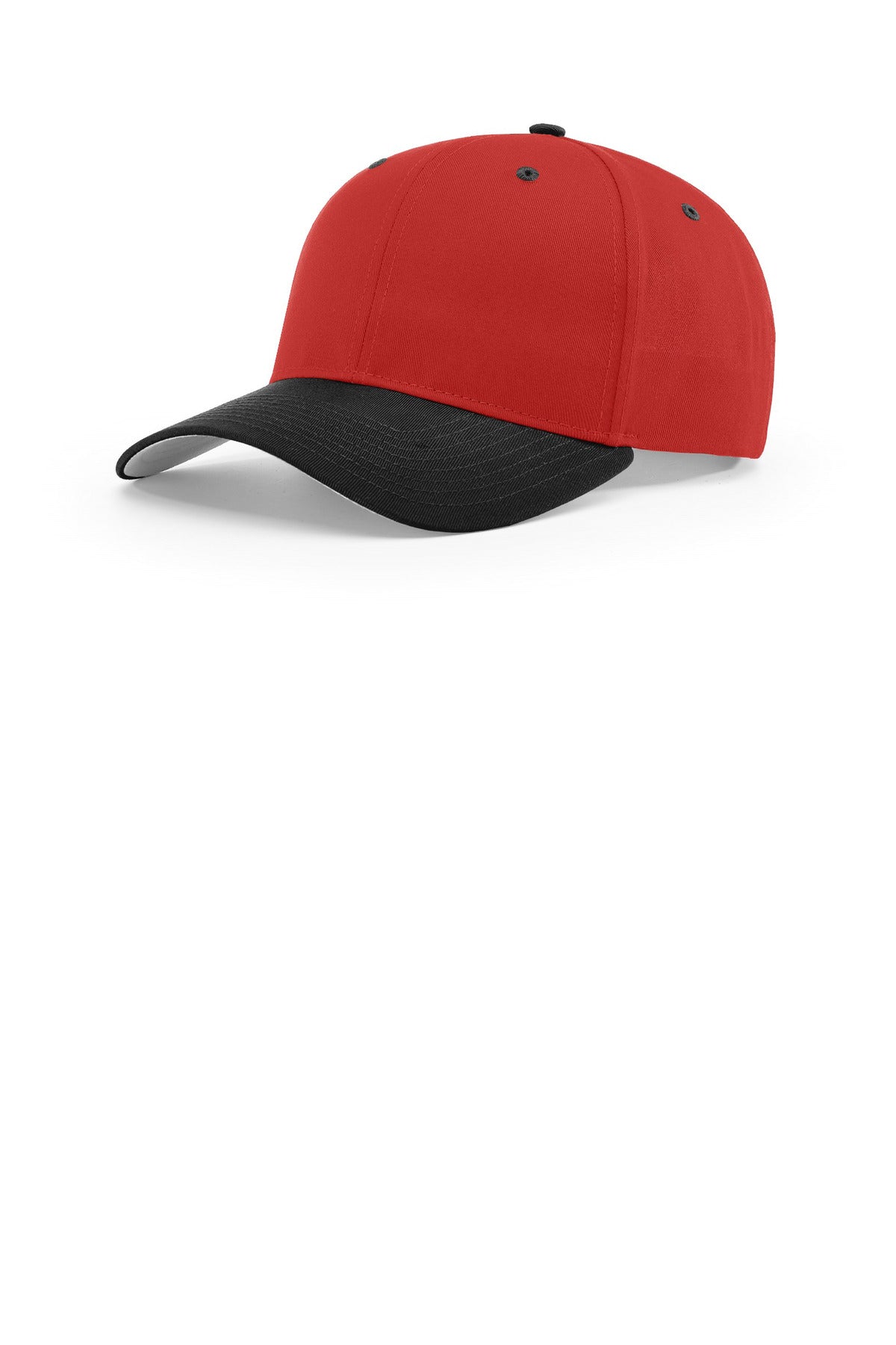 Richardson Pro Twill Snapback 212 in Red/ Red/ Black
