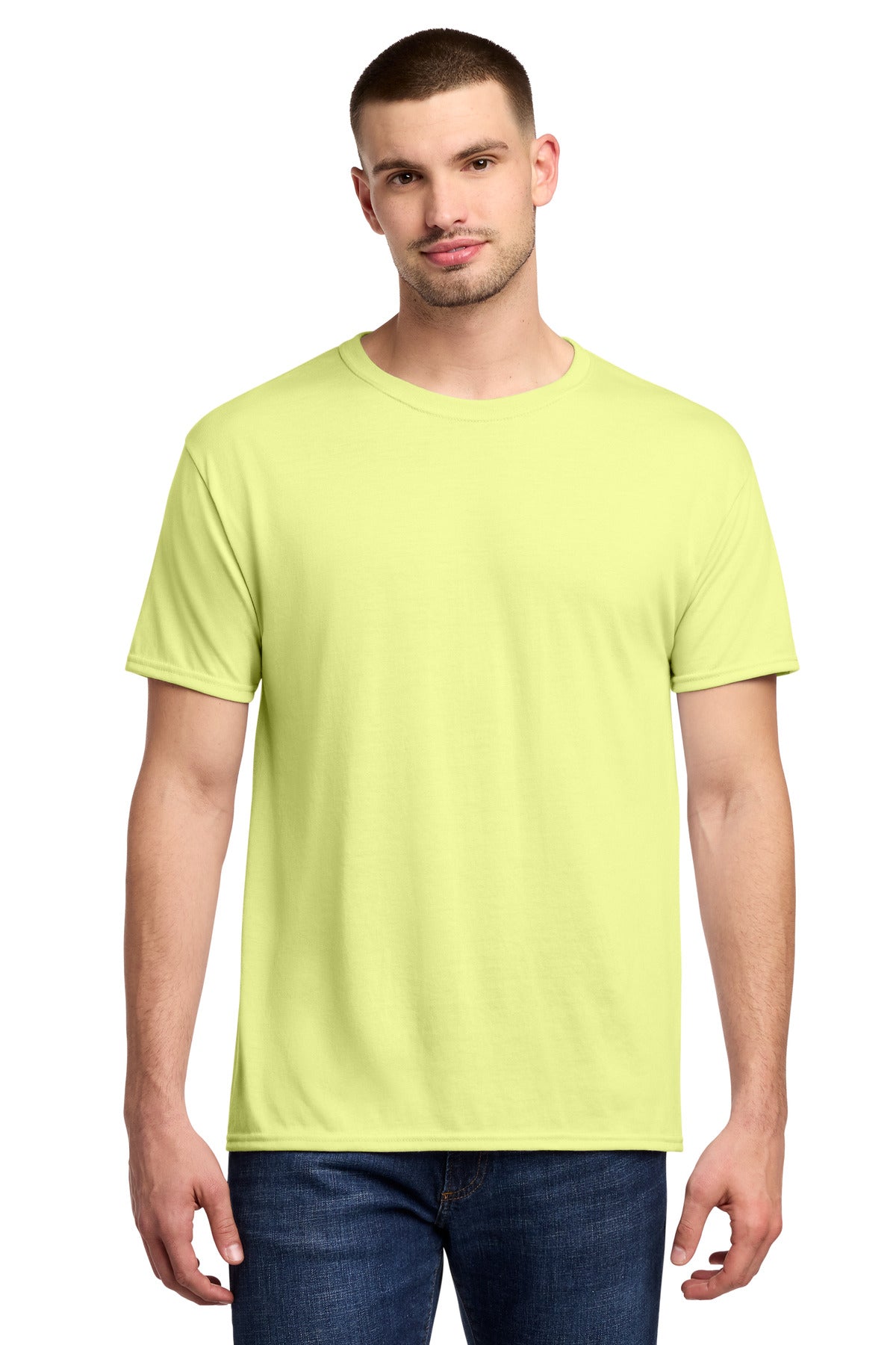 Jerzees Dri-Power 100% Polyester T-Shirt. 21M in Celery Juice