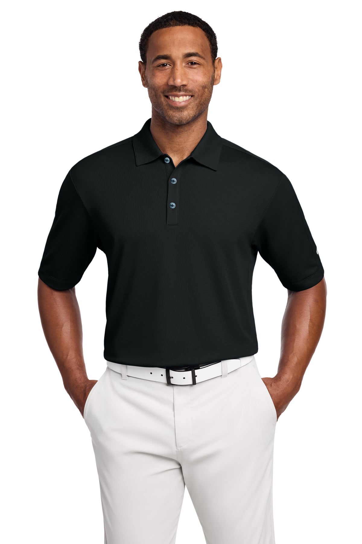 Nike Tech Sport Dri-FIT Polo.  266998 in Black
