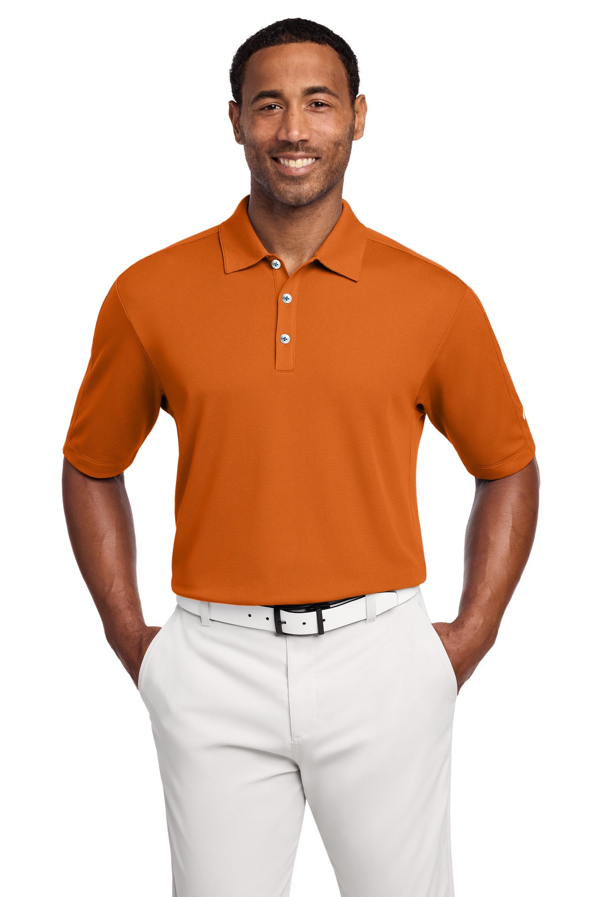 Nike Tech Sport Dri-FIT Polo.  266998 in Solar Orange