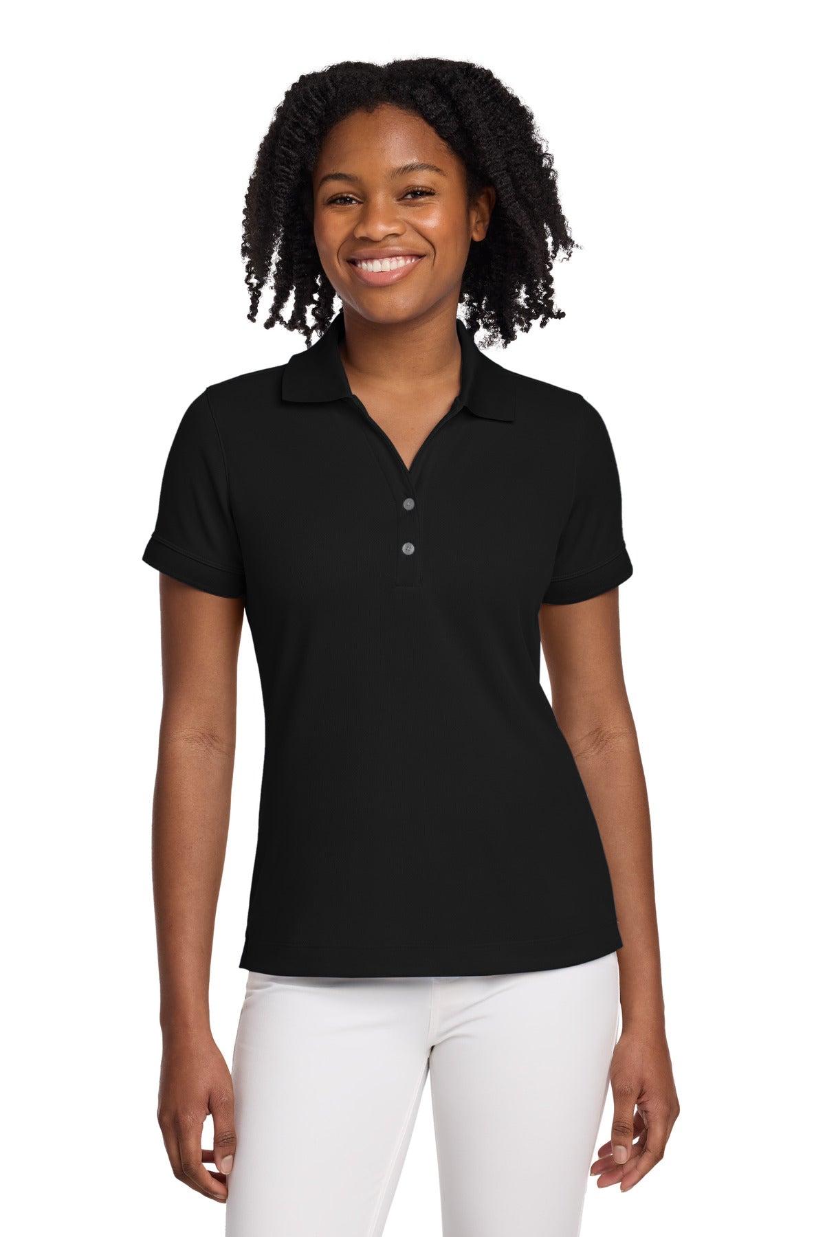 Nike Women's Dri-FIT Classic Polo.  286772 in Black