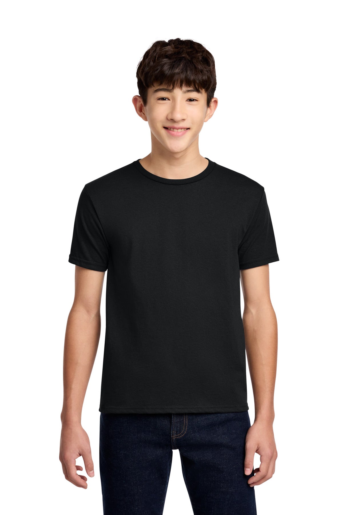 Jerzees - Youth Dri-Power 50/50 Cotton/Poly T-Shirt.  29B in Black