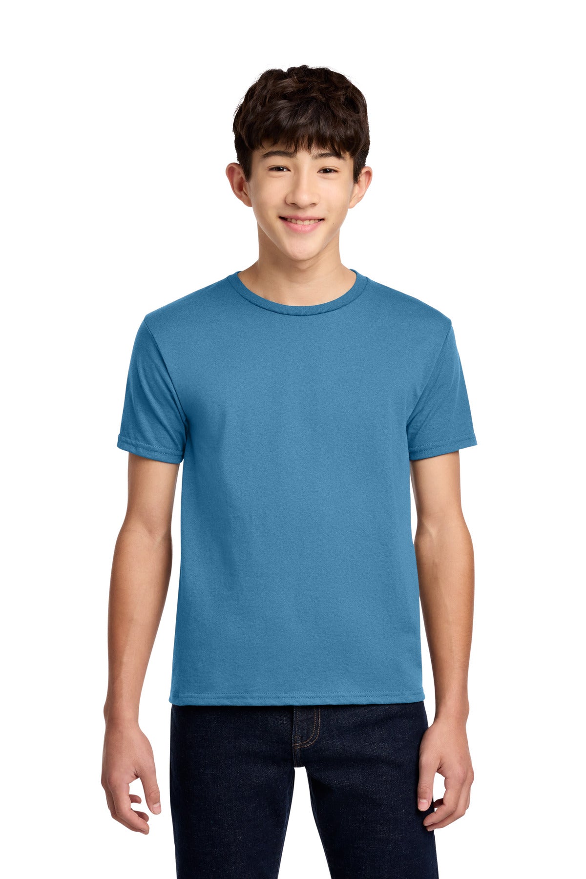 Jerzees - Youth Dri-Power 50/50 Cotton/Poly T-Shirt.  29B in Columbia Blue