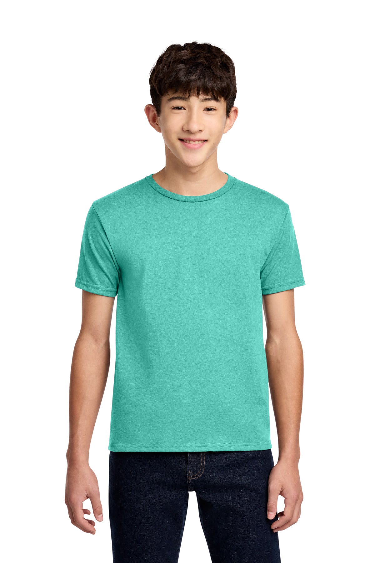 Jerzees - Youth Dri-Power 50/50 Cotton/Poly T-Shirt.  29B in Cool Mint