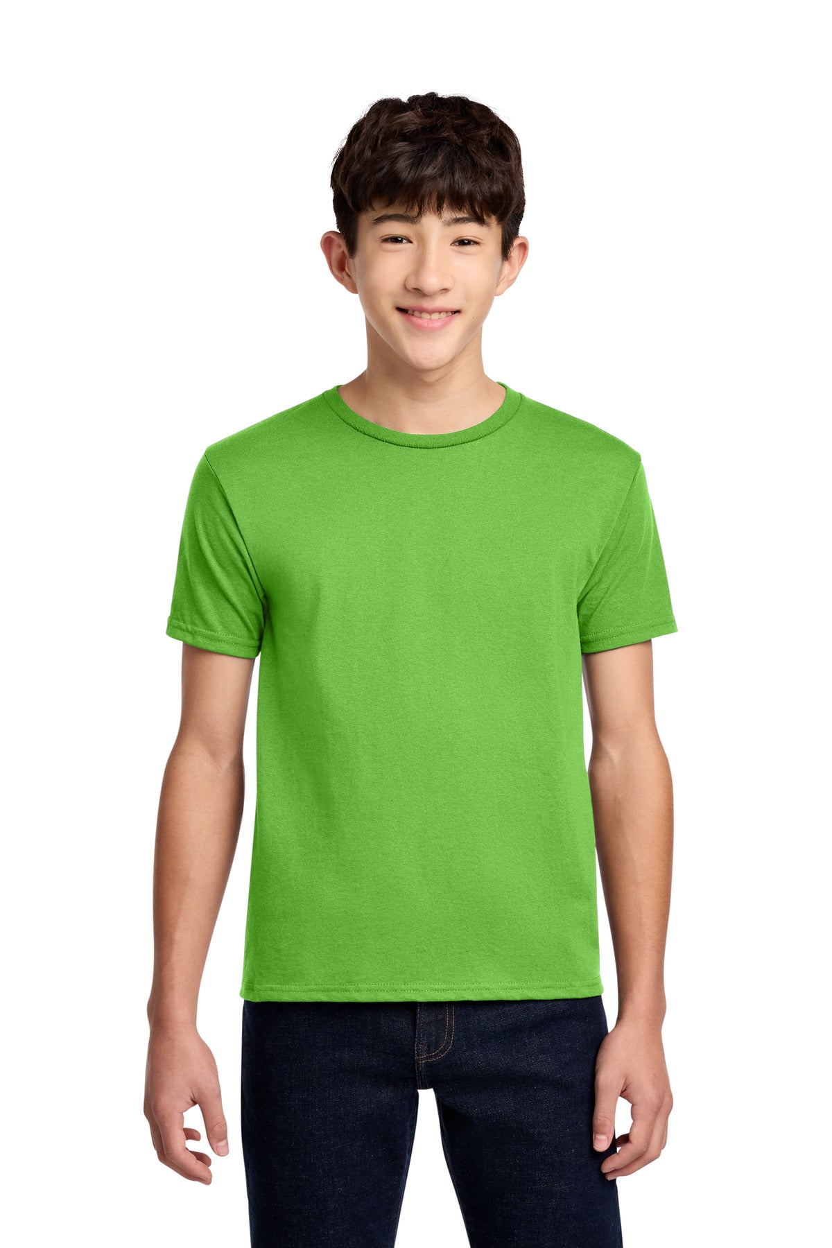 Jerzees - Youth Dri-Power 50/50 Cotton/Poly T-Shirt.  29B in Kiwi