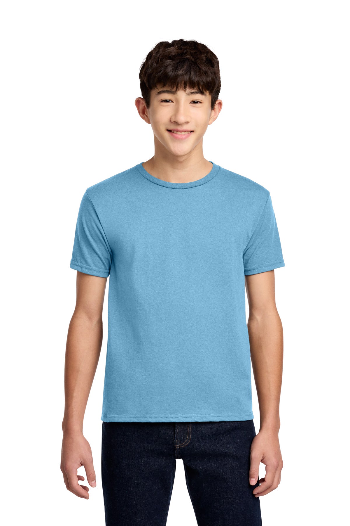 Jerzees - Youth Dri-Power 50/50 Cotton/Poly T-Shirt.  29B in Light Blue