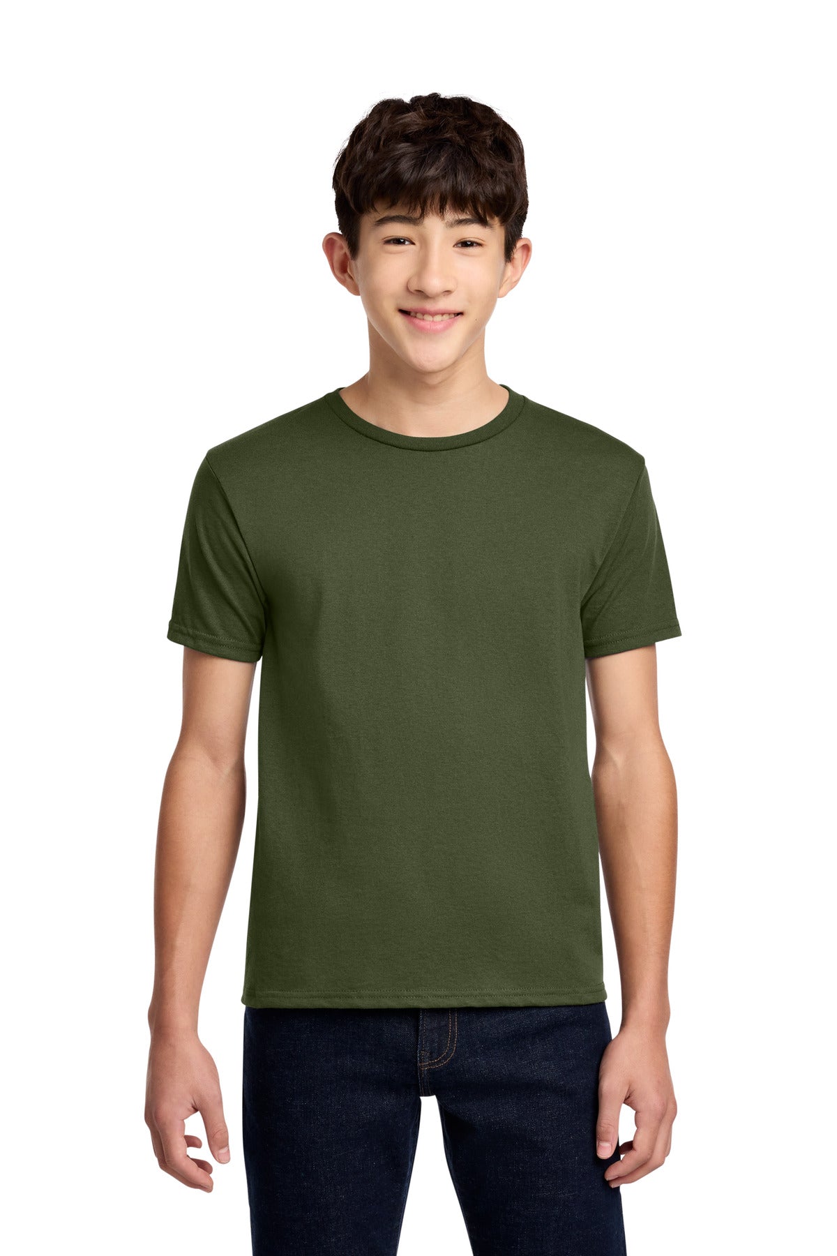 Jerzees - Youth Dri-Power 50/50 Cotton/Poly T-Shirt.  29B in Military Green