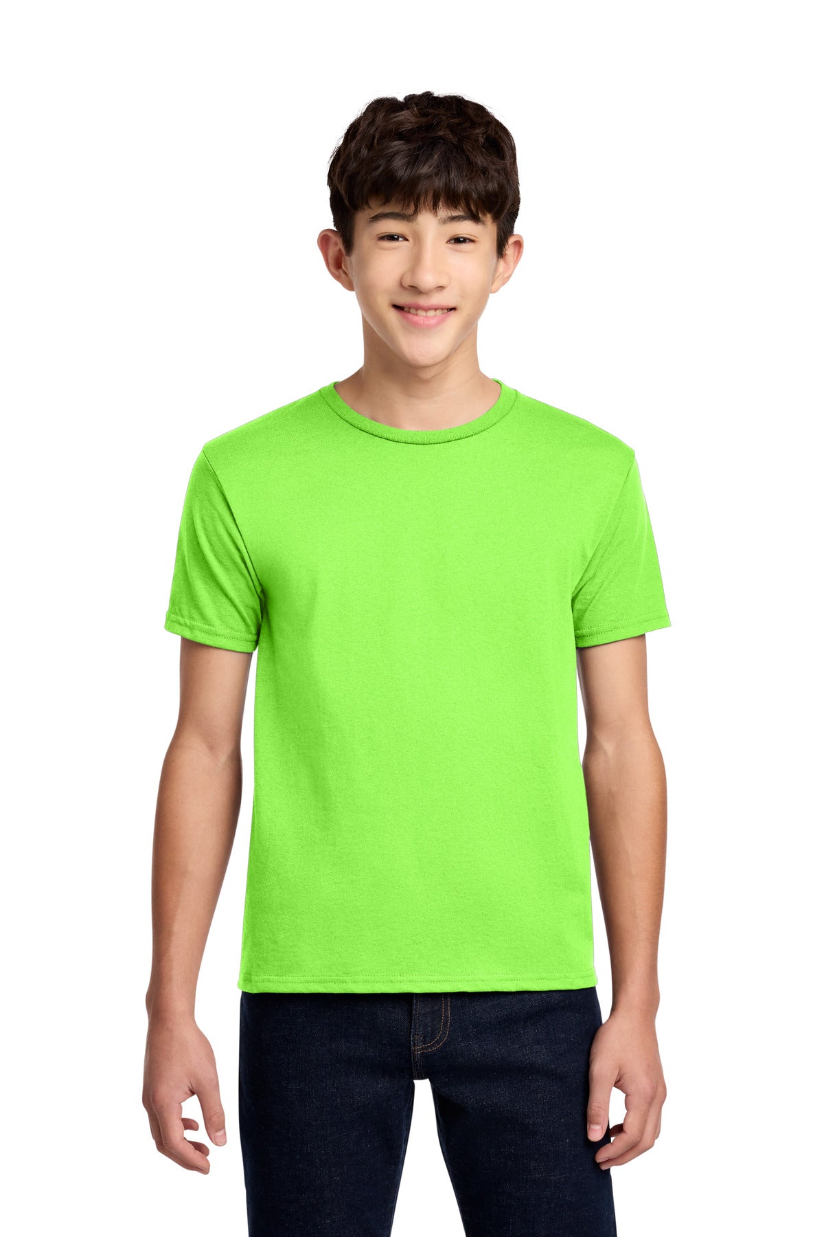 Jerzees - Youth Dri-Power 50/50 Cotton/Poly T-Shirt.  29B in Neon Green